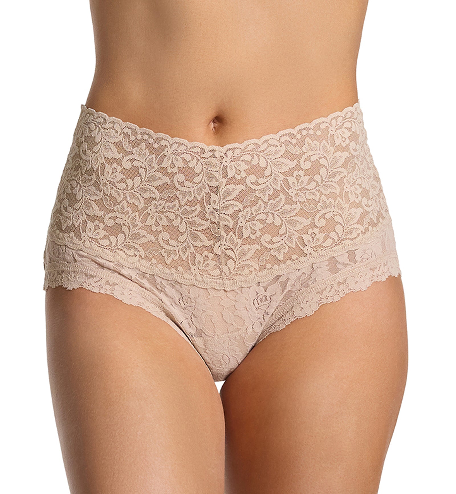 Hanky Panky Signature Lace Retro Boyshort (9K1204),XS,Chai - Chai,XS