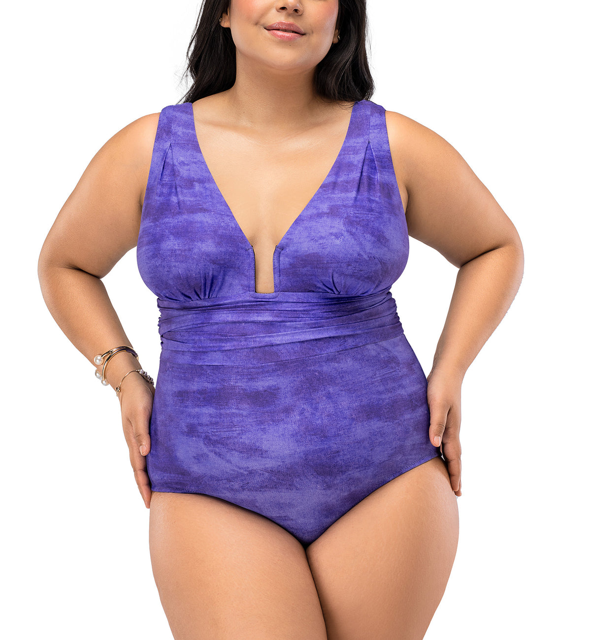 Nessa Milano Plunge Underwire Swimsuit (N543),XS,Sammos - Sammos,XS