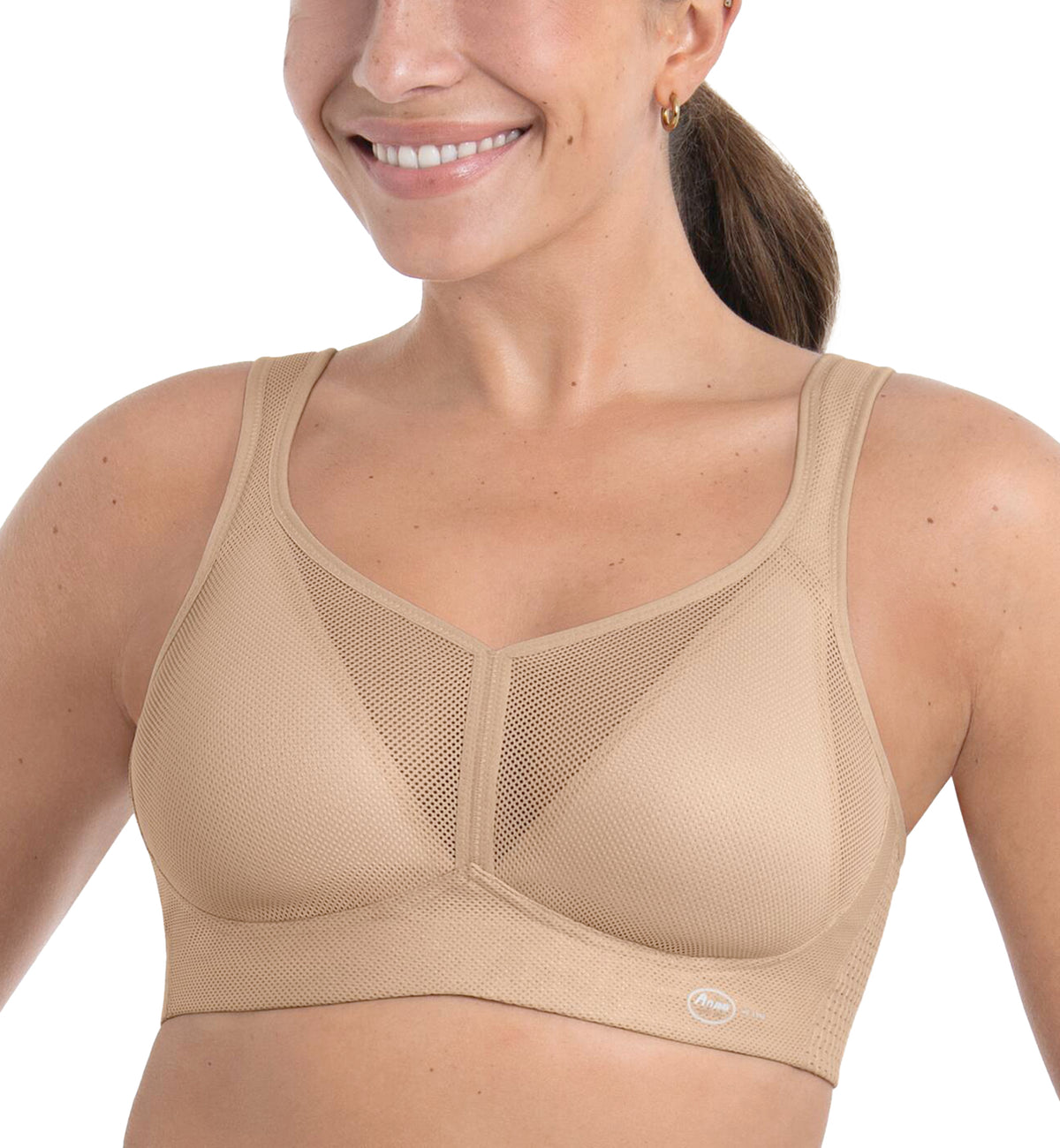 Anita Active Air Control Delta Pad Sports Bra (5544),30B,Desert - Desert,30B