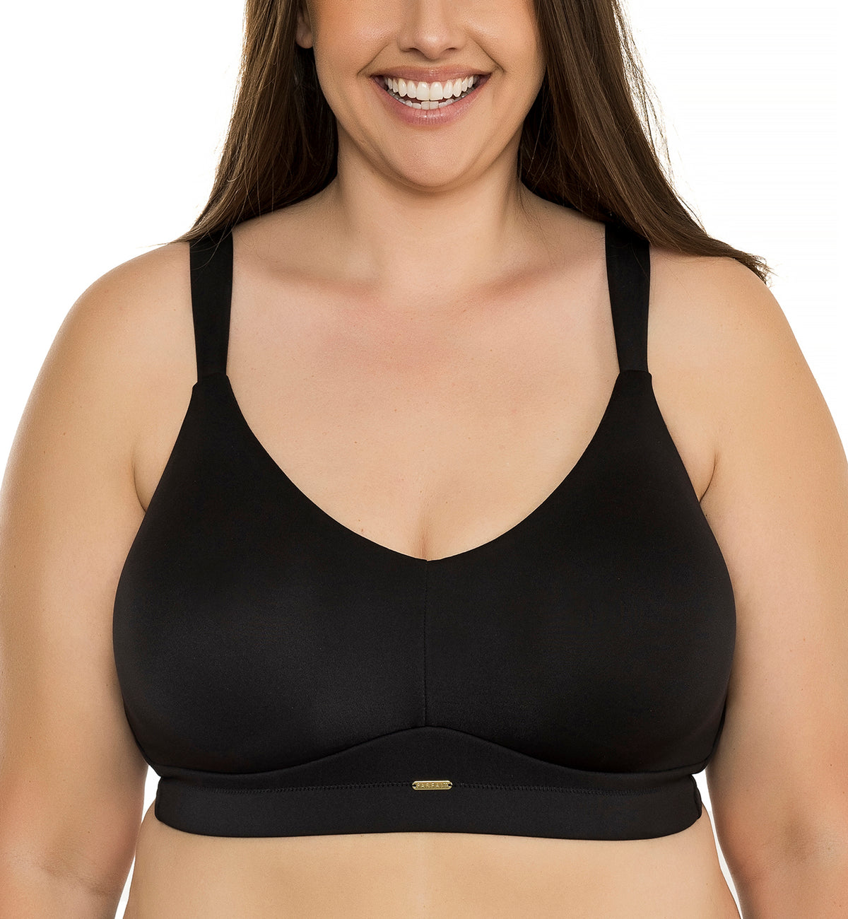 Parfait Holly Seamless Wire-Free Bra (P8000),S,Black - Black,Small