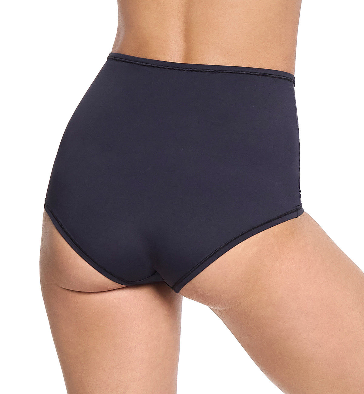 Hanky Panky YourFit High Rise Boyshort (6S2264),Medium,Black - Black,One Size