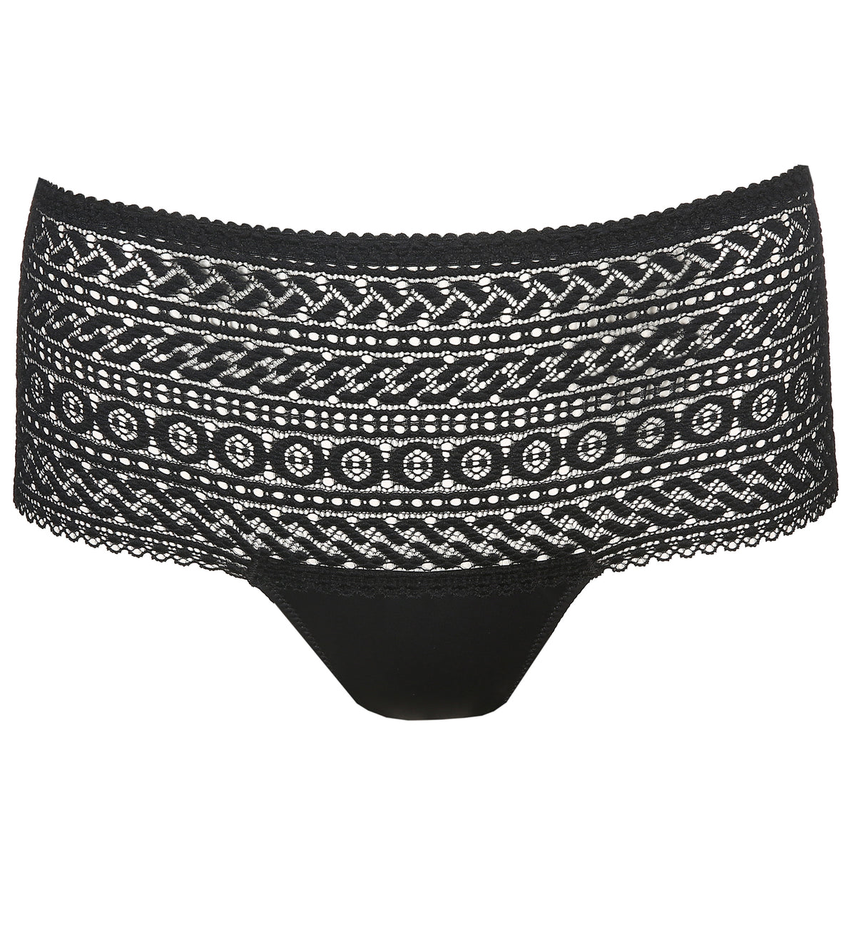 PrimaDonna Montara Matching Luxury Thong (0663381),Small,Black - Black,Small