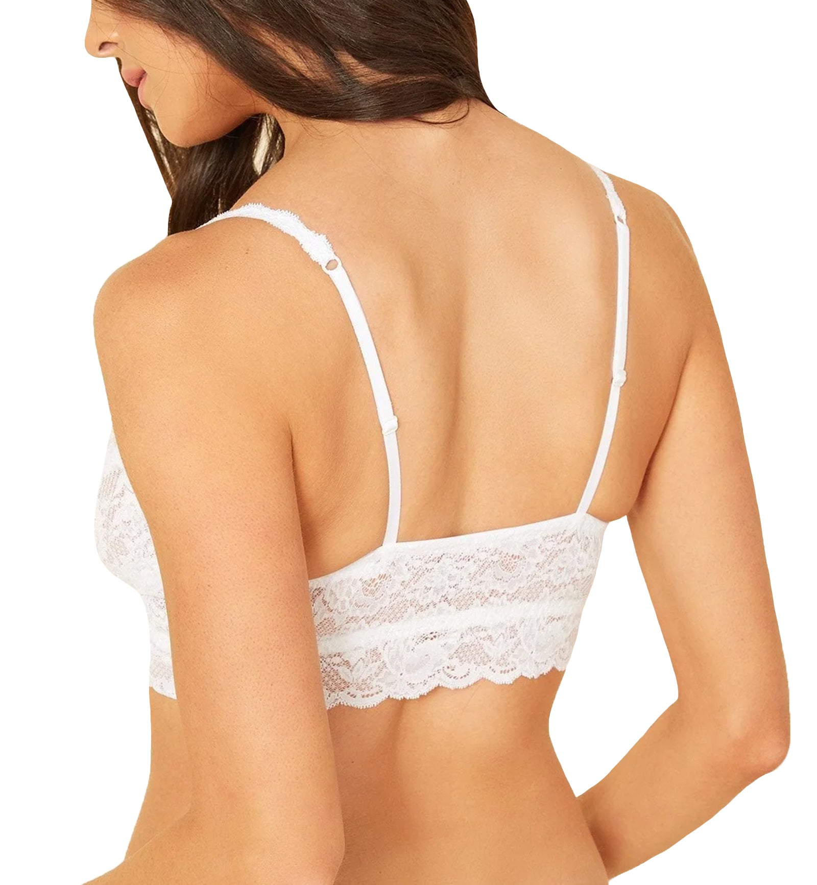 Cosabella Never Say Never Sweetie Soft Bra (NEVER1301),Small,White - White,Small