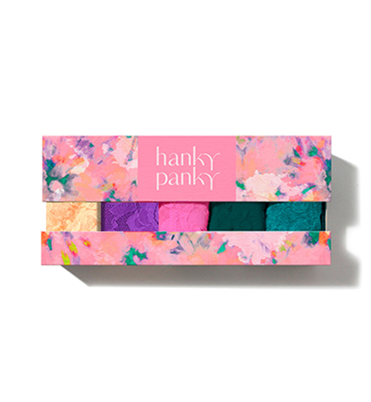 Hanky Panky 5-PACK Signature Lace Original Rise Thong (48115PK),APTD - APTD,One Size