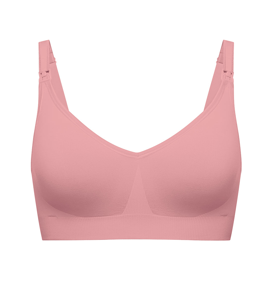 BRAVADO! DESIGNS Body Silk Seamless Nursing Softcup (1401FC),Medium,Dusted Peony - Dusted Peony,Medium - Full Cup