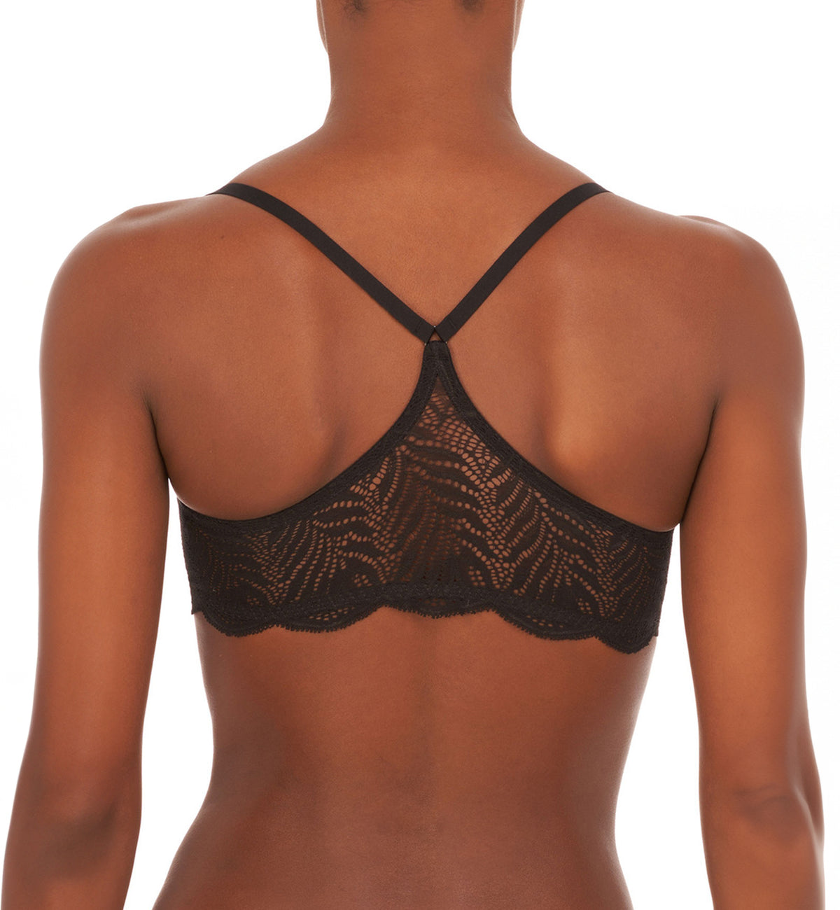 Natori Lush Front Close Contour Underwire Bra (728309),30C,Black - Black,30C