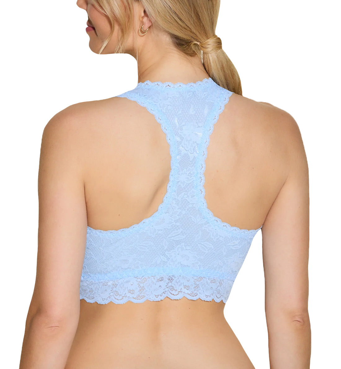 Cosabella Never Say Never CURVY Racie Racerback Bralette (NEVER1355),XS,Sorrento Blue - Sorrento Blue,XS
