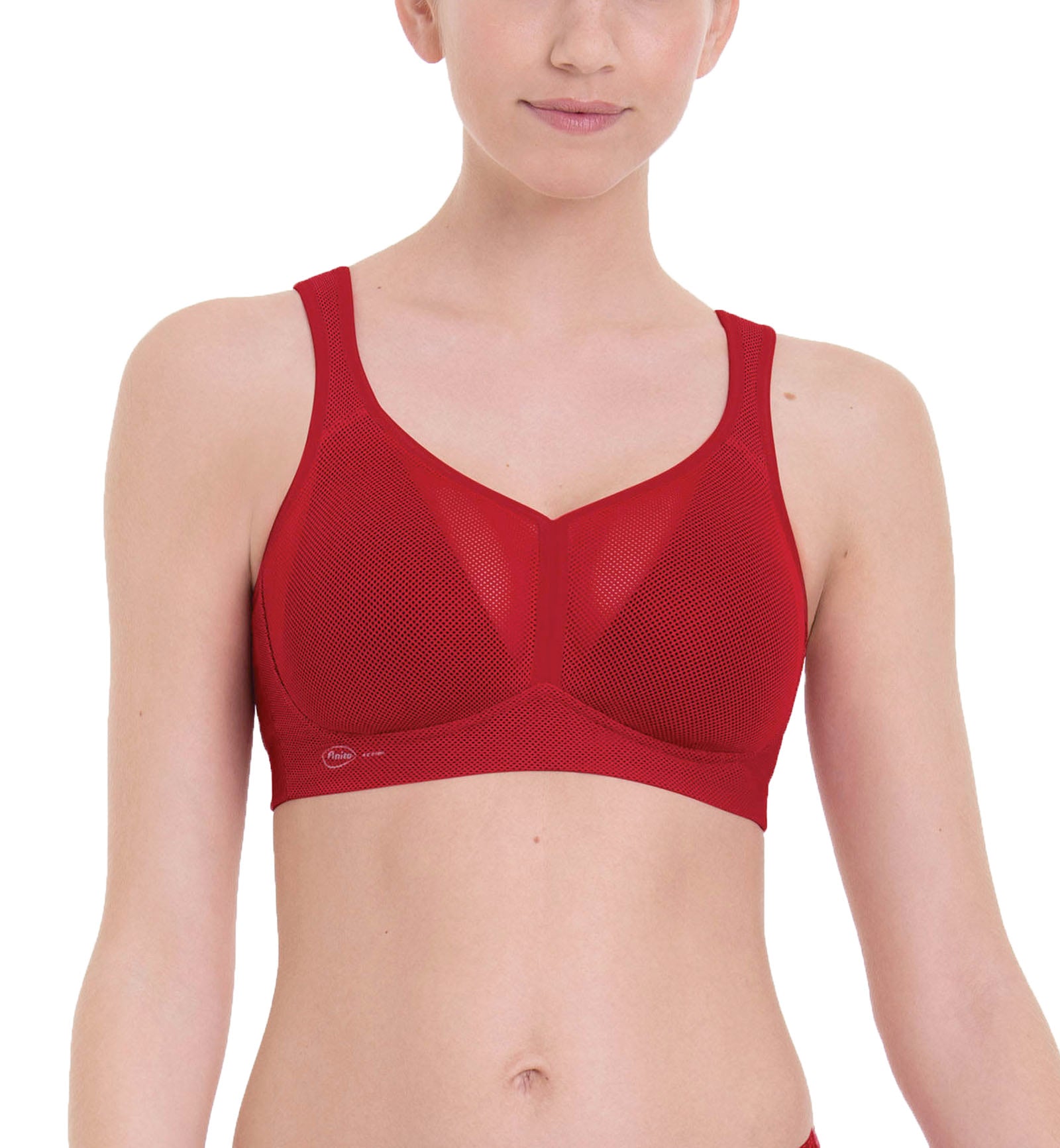 Anita Active Air Control Delta Pad Sports Bra (5544),32C,Lipstick - Lipstick,32C