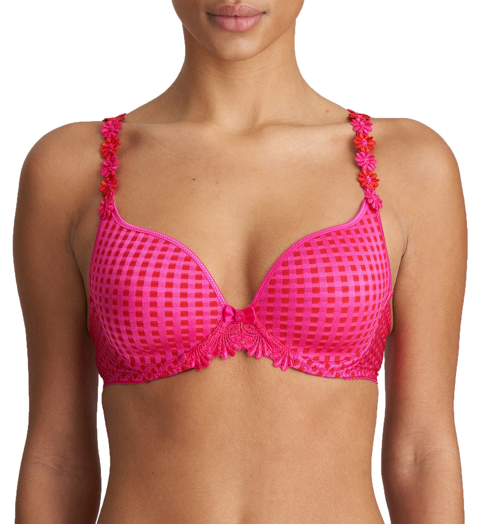 Marie Jo Avero Padded Convertible Underwire Bra (0100416),32B,Electric Pink - Electric Pink,32B