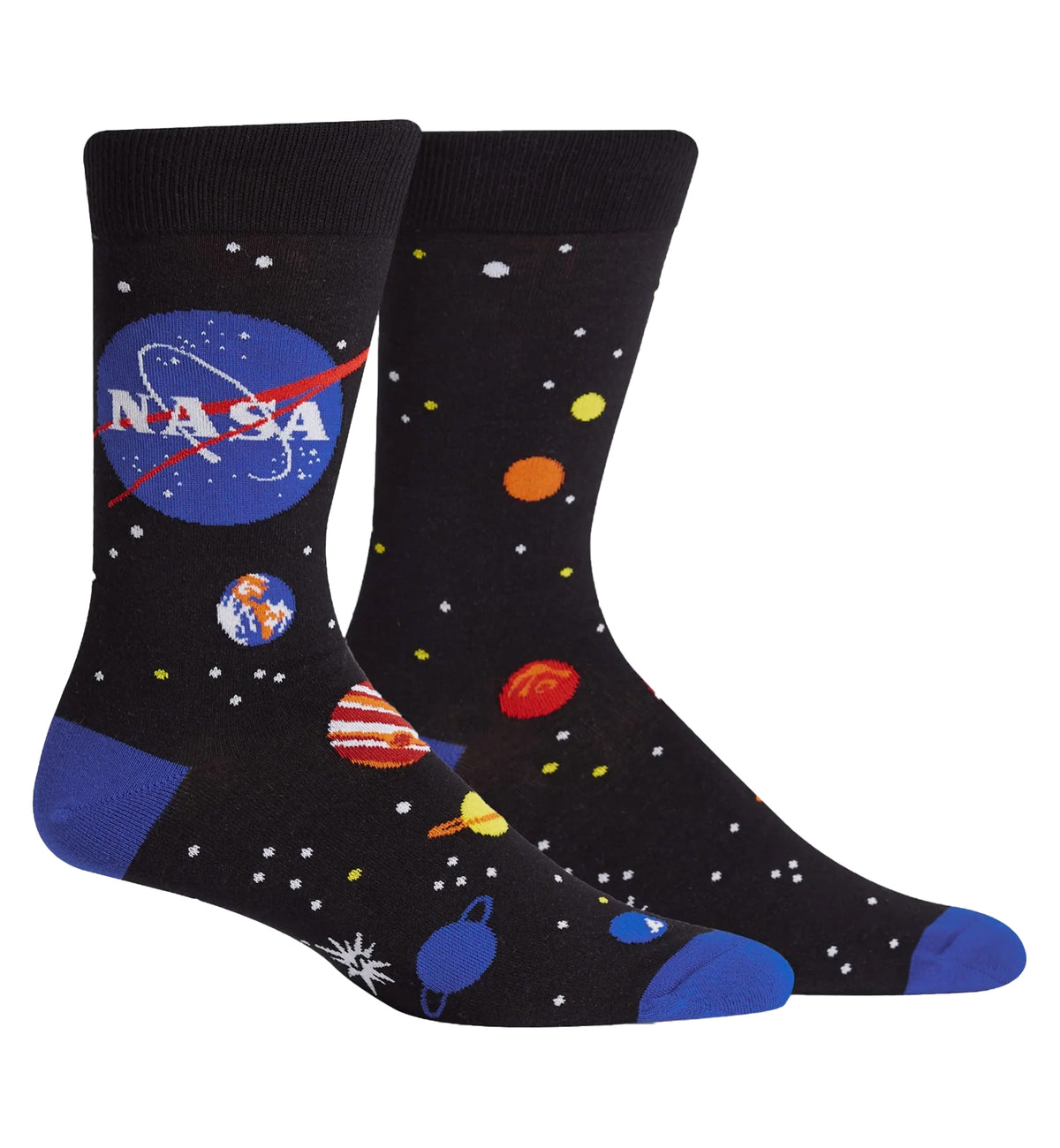 SOCK it to me Men's Crew Socks (mef0443),NASA Solar System - NASA Solar System,One Size