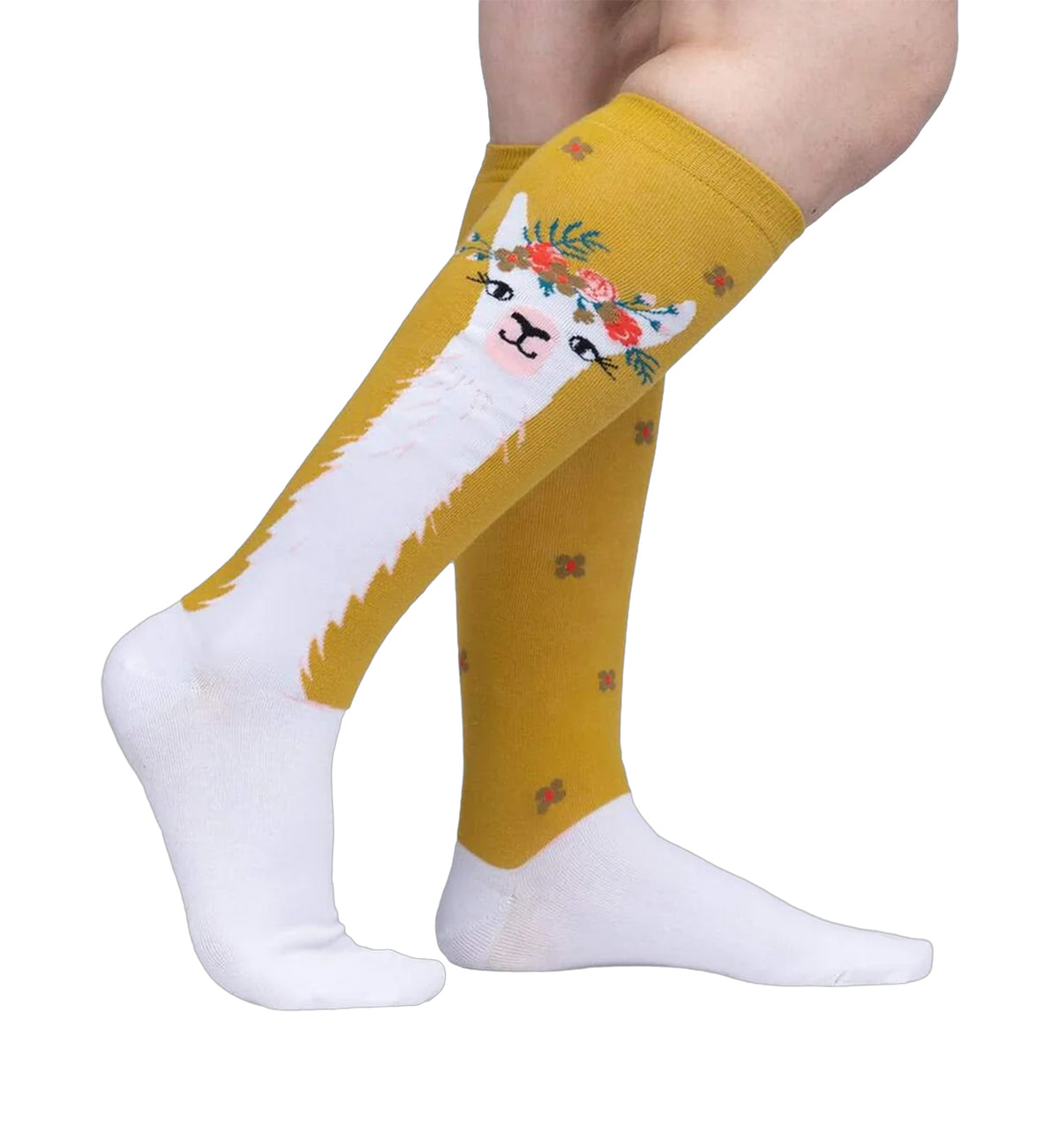 SOCK it to me Unisex Knee High Socks (F0583),Llama Queen - Llama Queen,One Size