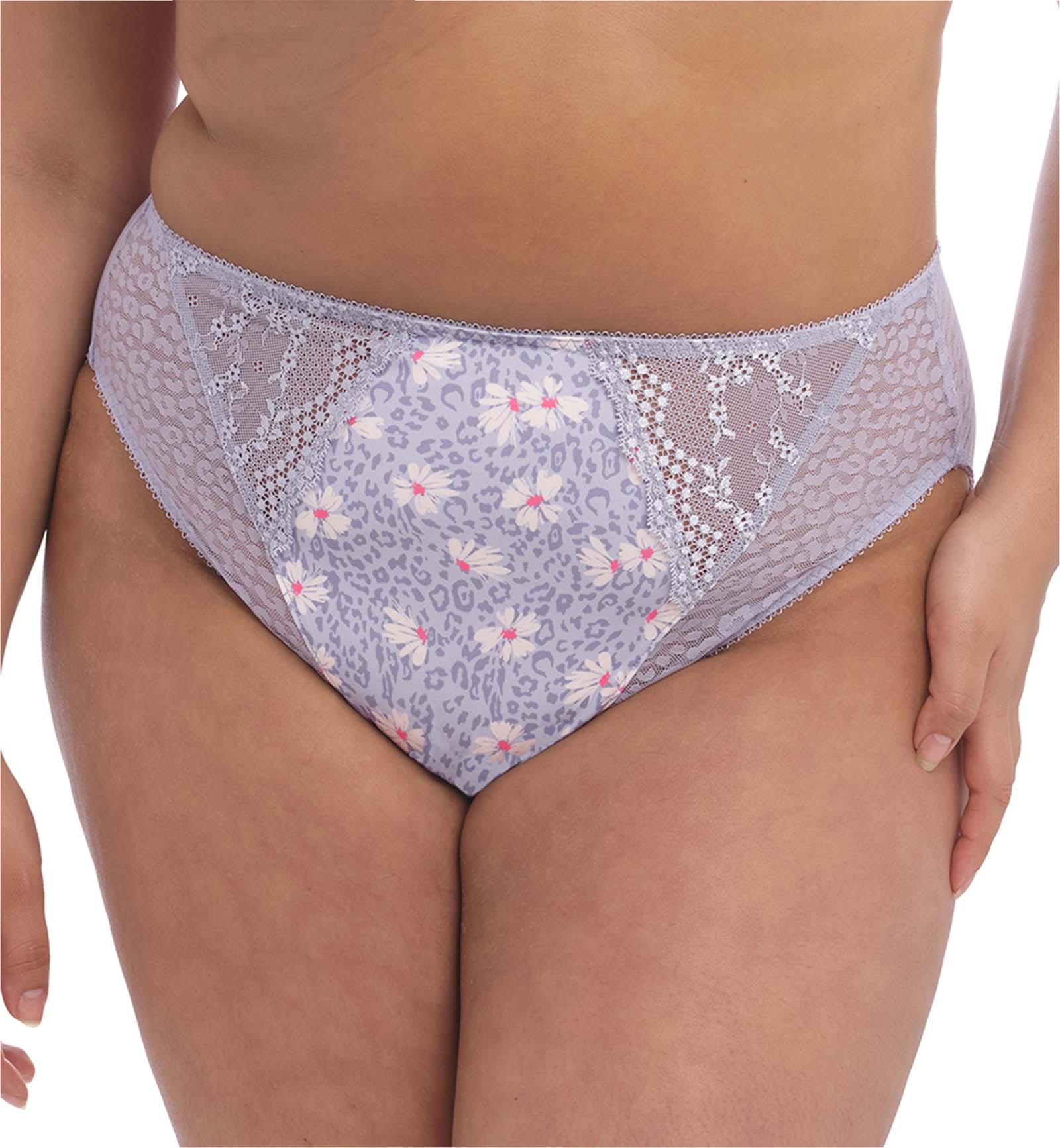 Elomi Lucie Matching High Leg Brief (4496),Large,Aleutian - Aleutian,Large