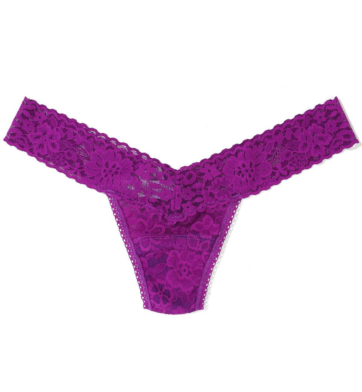 Hanky Panky Daily Lace Low Rise Thong (771001P),Aster Garland - Aster Garland,One Size