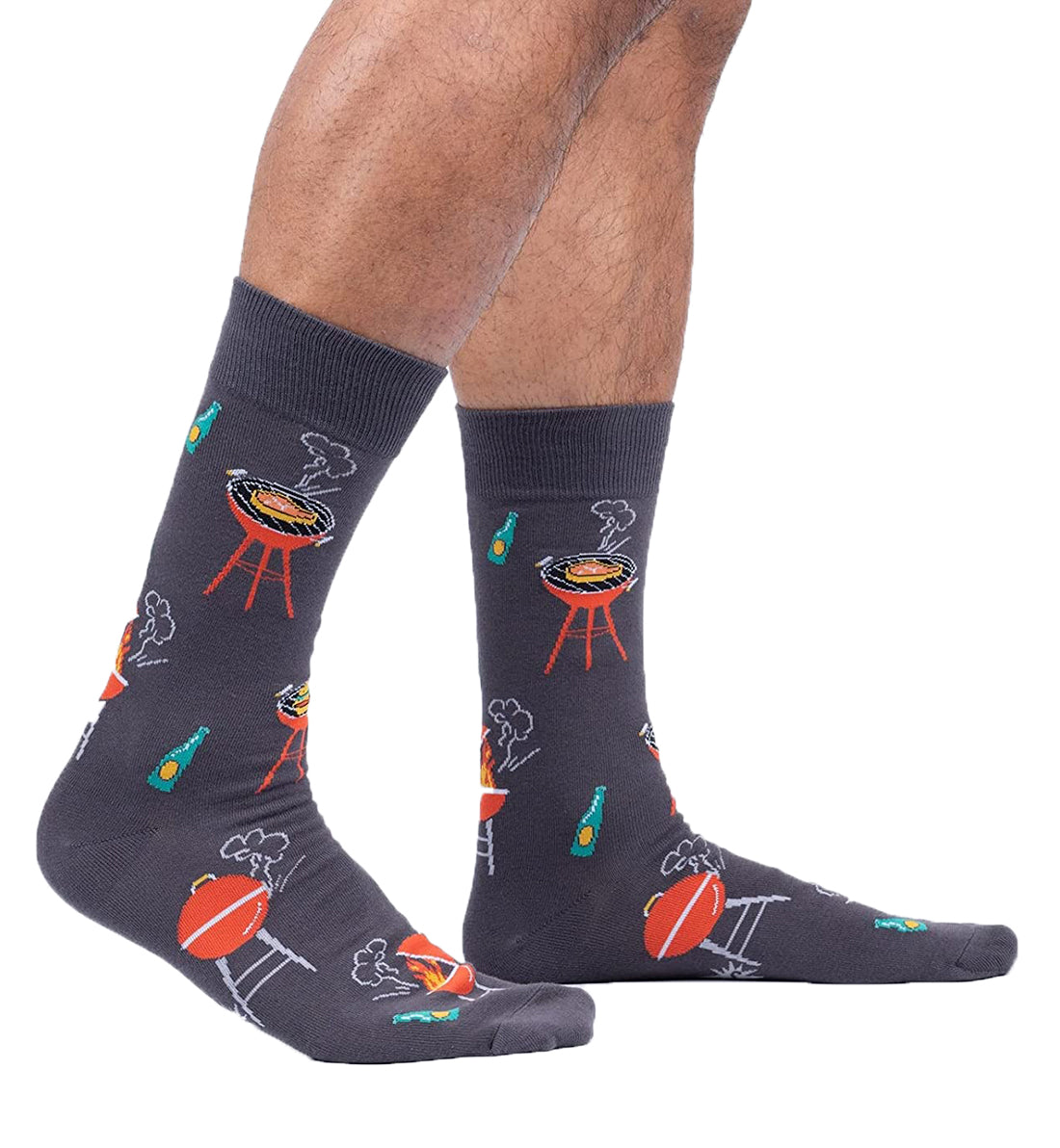 SOCK it to me Men's Crew Socks (MEF0565),The Steaks are High - The Steaks are High,One Size