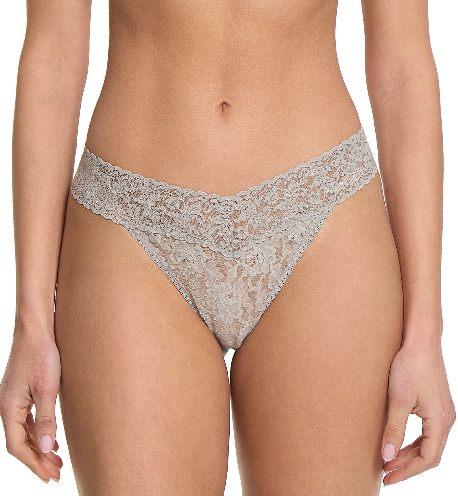 Hanky Panky Signature Lace Original Rise Thong (4811P),Sleep In - Sleep In,One Size
