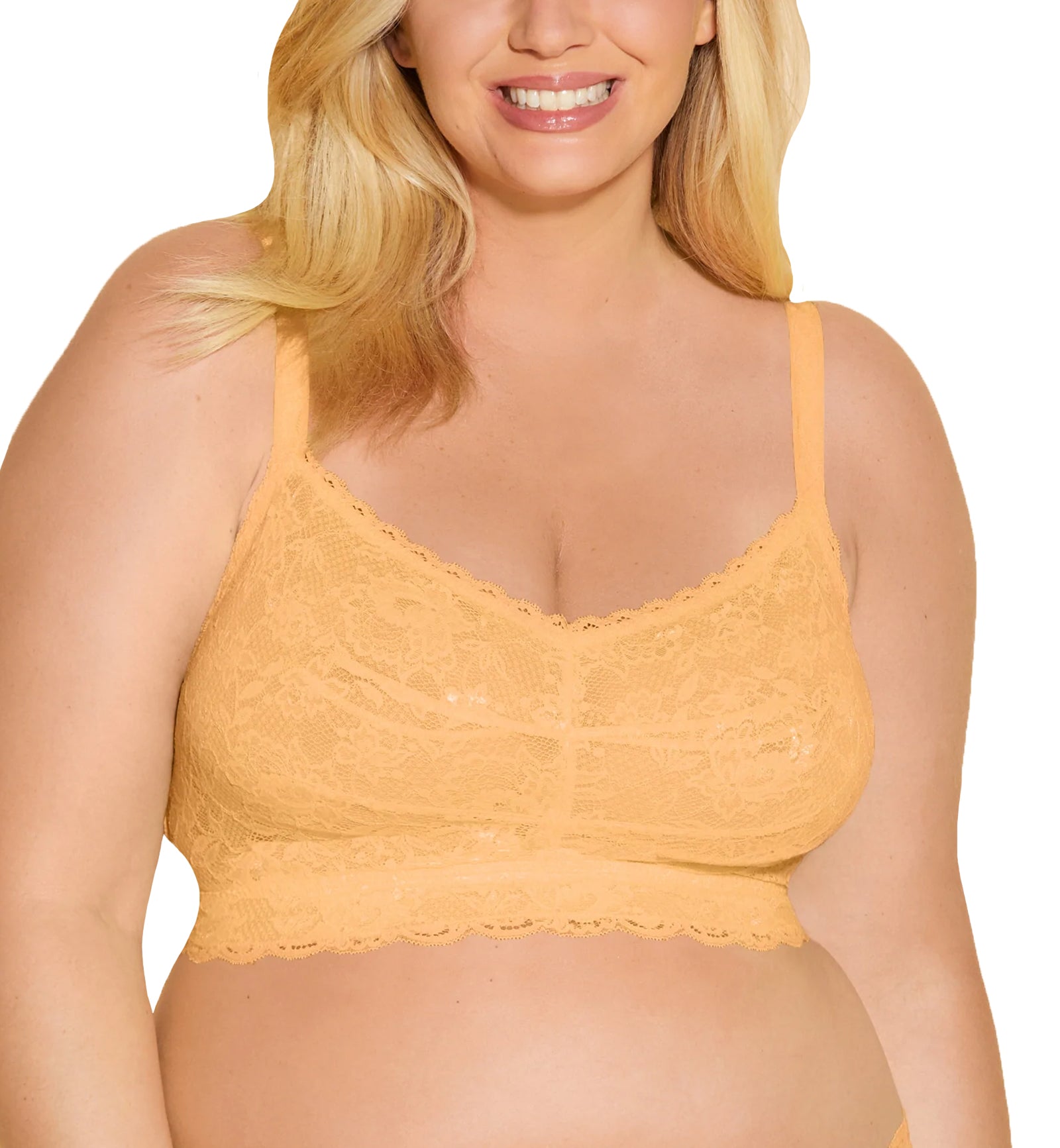 Cosabella NSN ULTRA CURVY Sweetie Bralette (NEVER1321),XS,Taaja Mango - Taaja Mango,XS