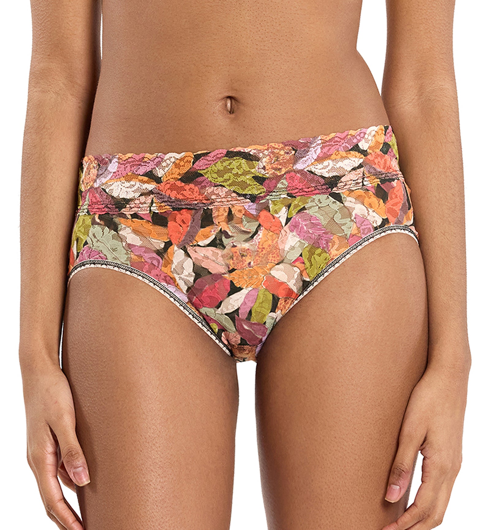 Hanky Panky Signature Lace Printed French Brief (PR461),Small,Now You See Me - Now You See Me,Small