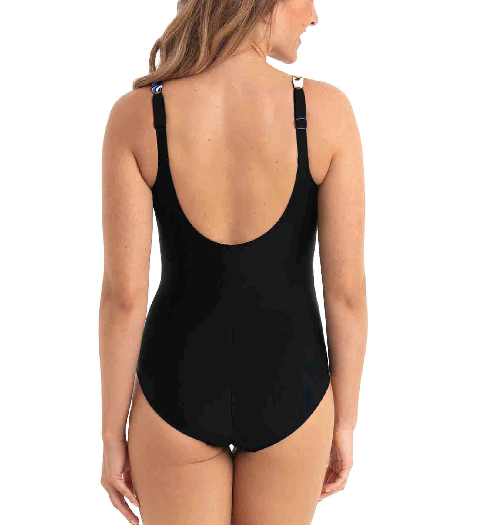 Anita Floral Illusion Elea One-Piece Swimsuit (7368),38E,Original - Original,38E