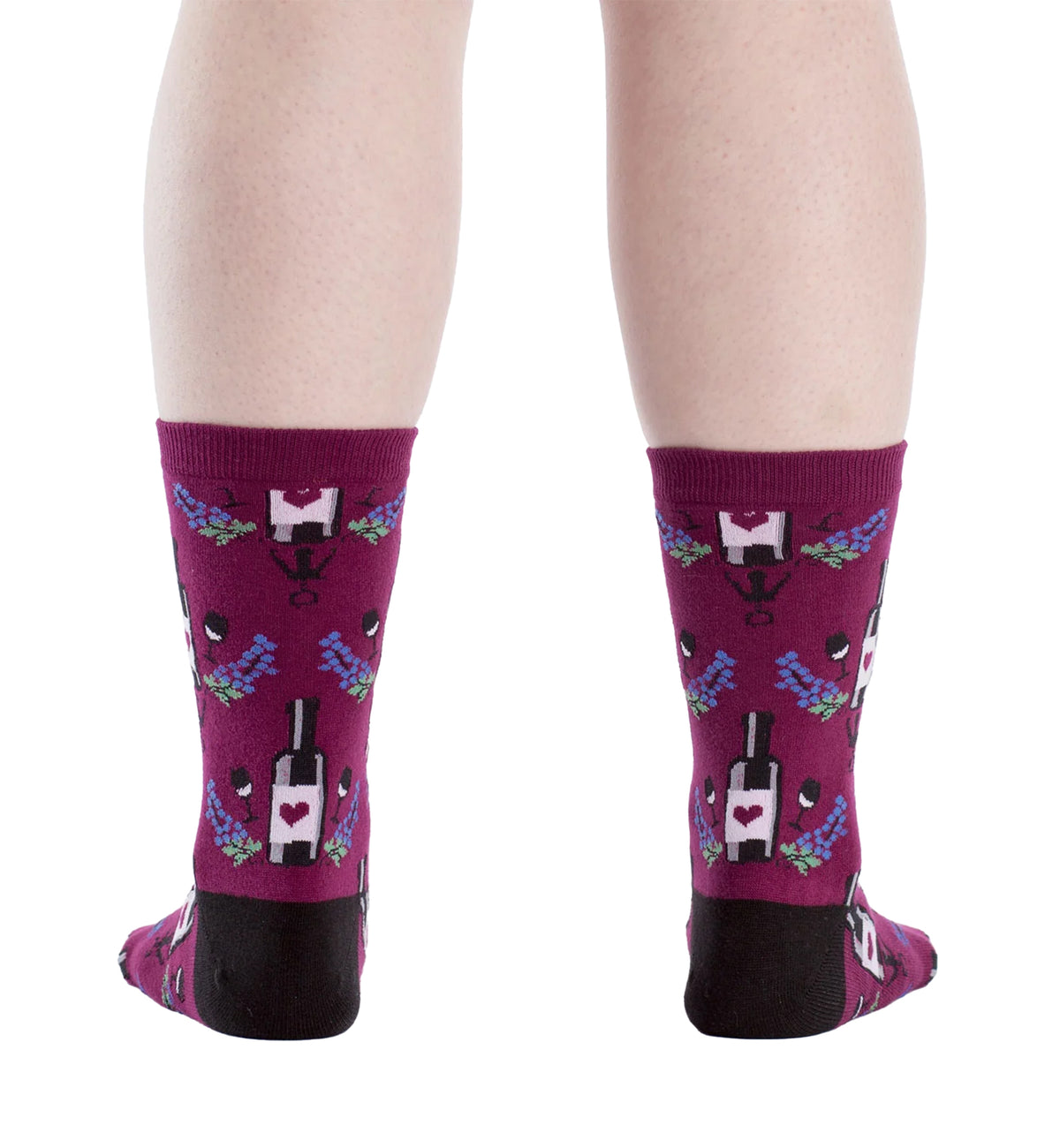 SOCK it to me Women's Crew Socks (w0083),Wine - Wine,One Size