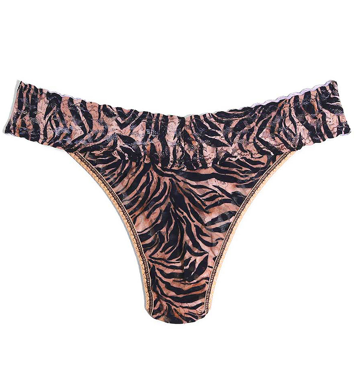 Hanky Panky Signature Lace Printed Original Rise Thong (PR4811P),Wild Thing - Wild Thing,One Size