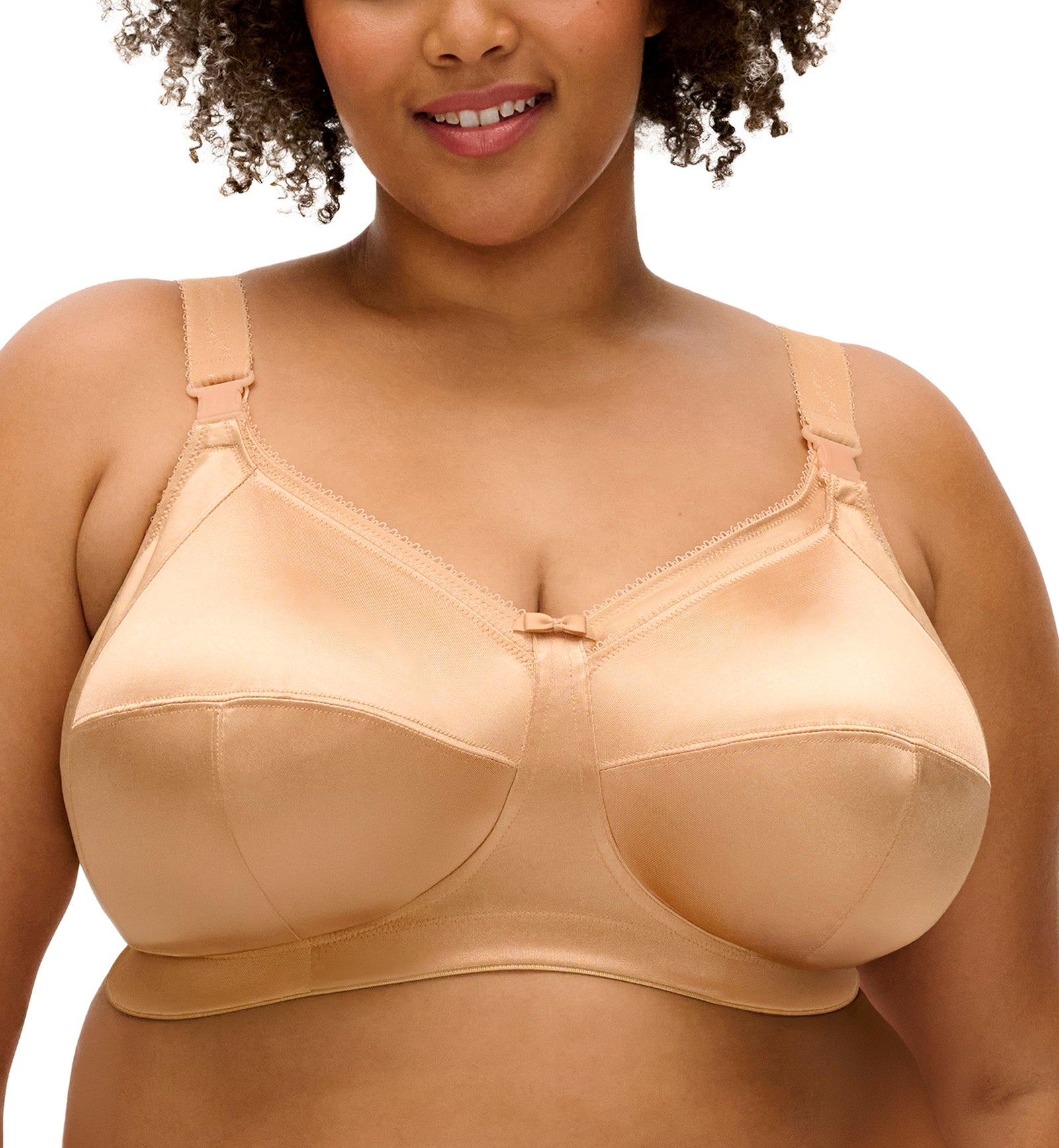 Goddess Keira Softcup Nursing Bra (6092),36I,Nude - Nude,36I