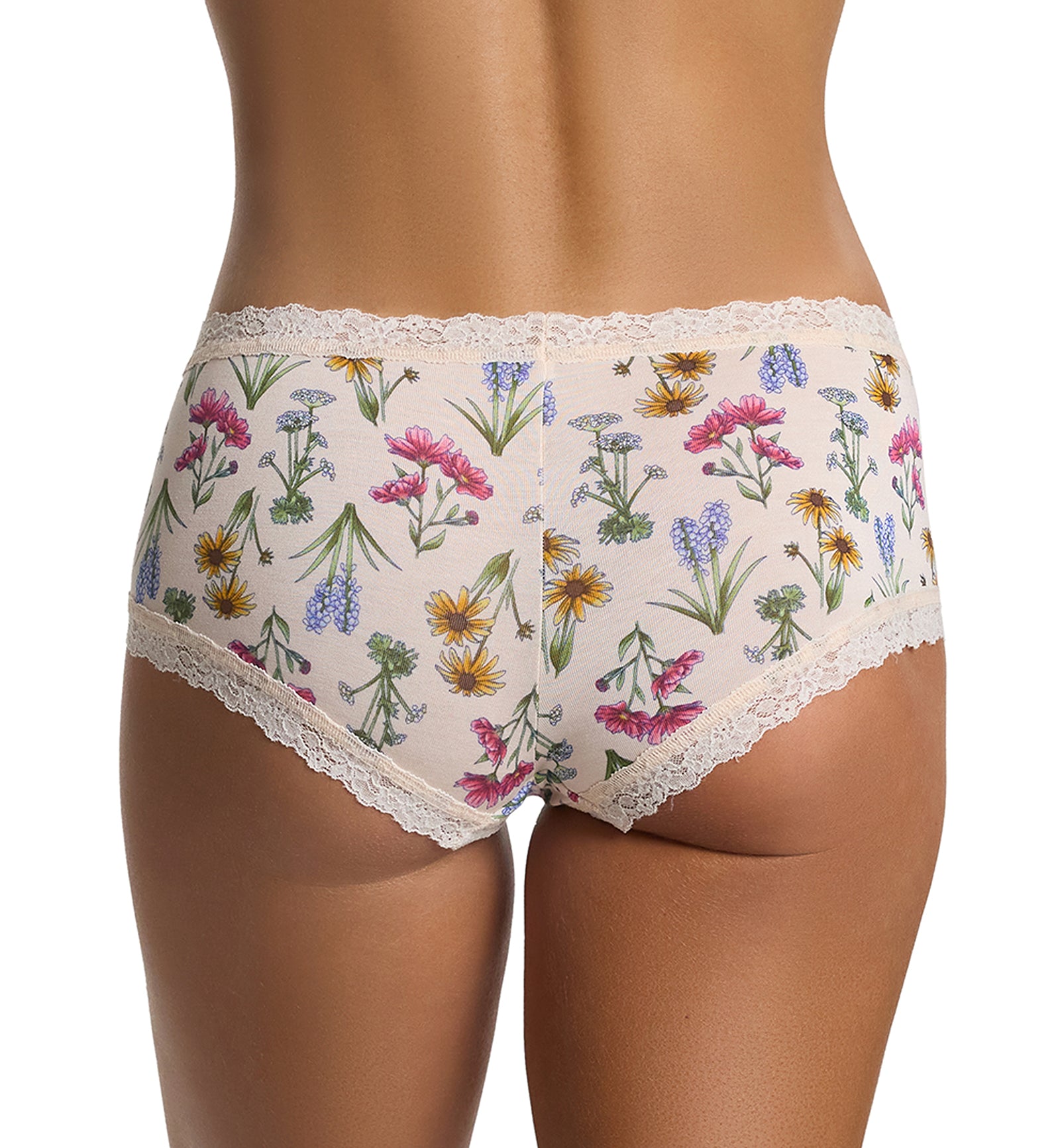 Hanky Panky DreamEase Printed Boyshort (PR681274),XS,Flourish - Flourish,XS