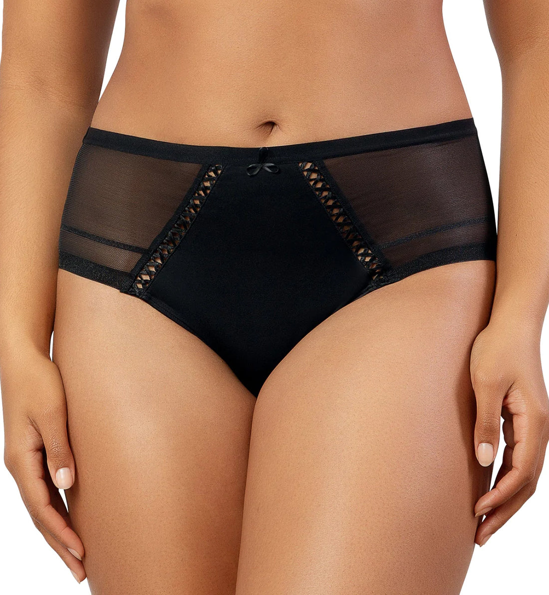 Parfait Shea Full Brief Panty (P60632),Small,Black - Black,Small