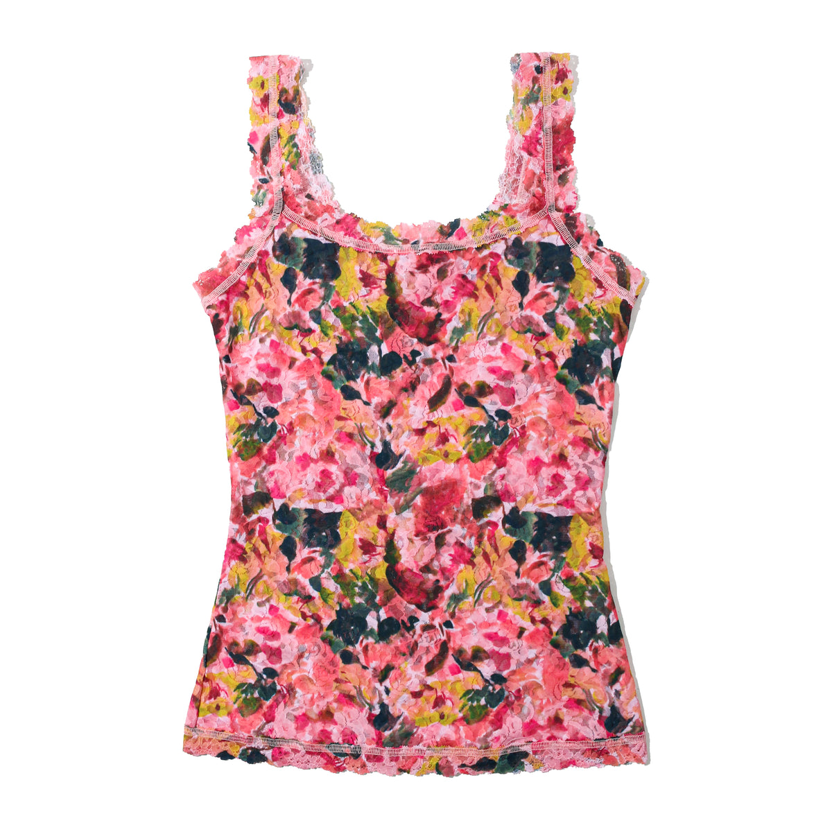 Hanky Panky Signature Lace Printed Unlined Camisole (PR1390L),XS,Masterpiece - Masterpiece,XS
