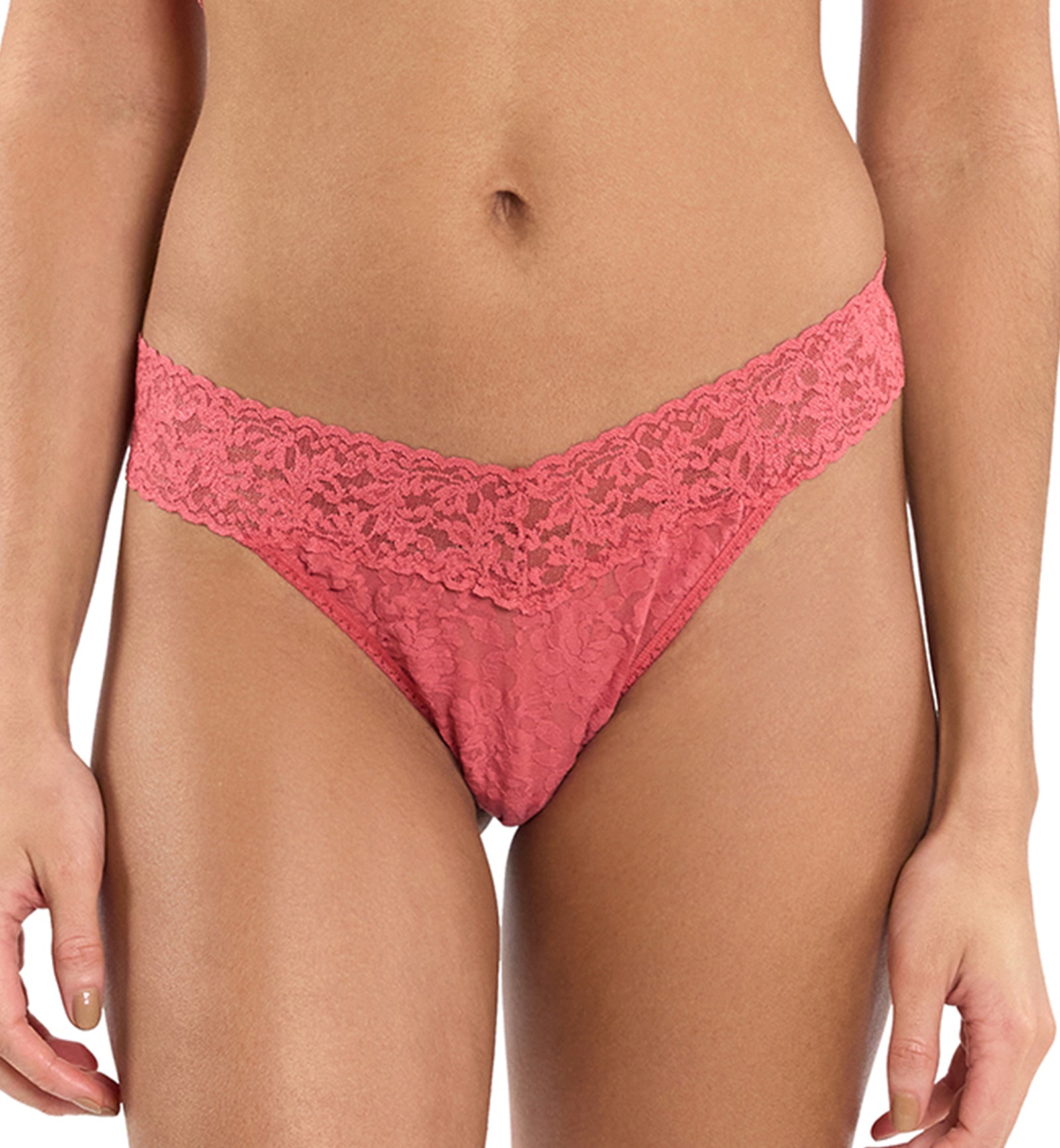 Hanky Panky Signature Lace Original Rise Thong (4811P),Naples - Naples,One Size