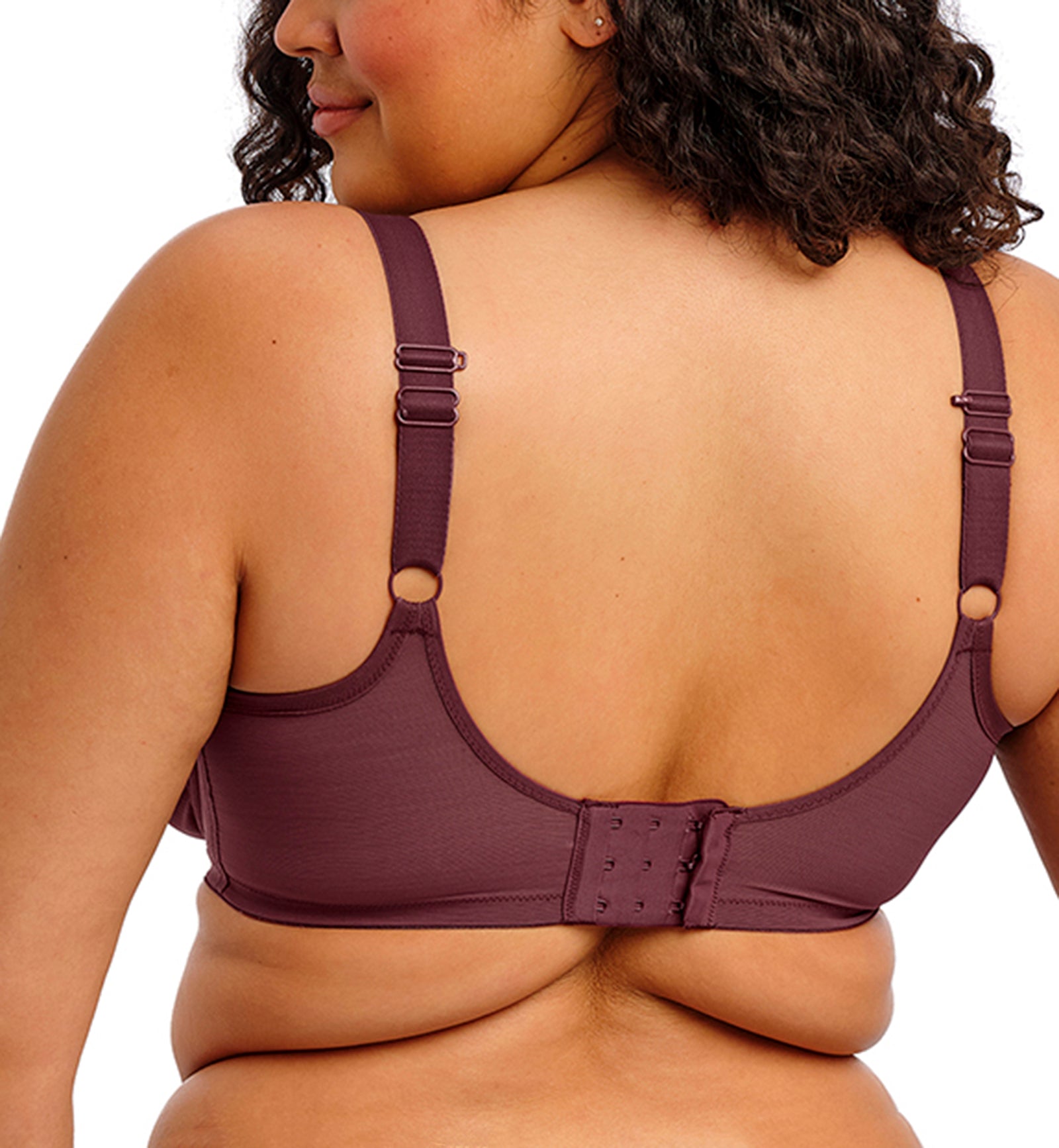 Elomi Matilda Banded Plunge Underwire Bra (8900),32G,Sugarplum - Sugarplum,32G