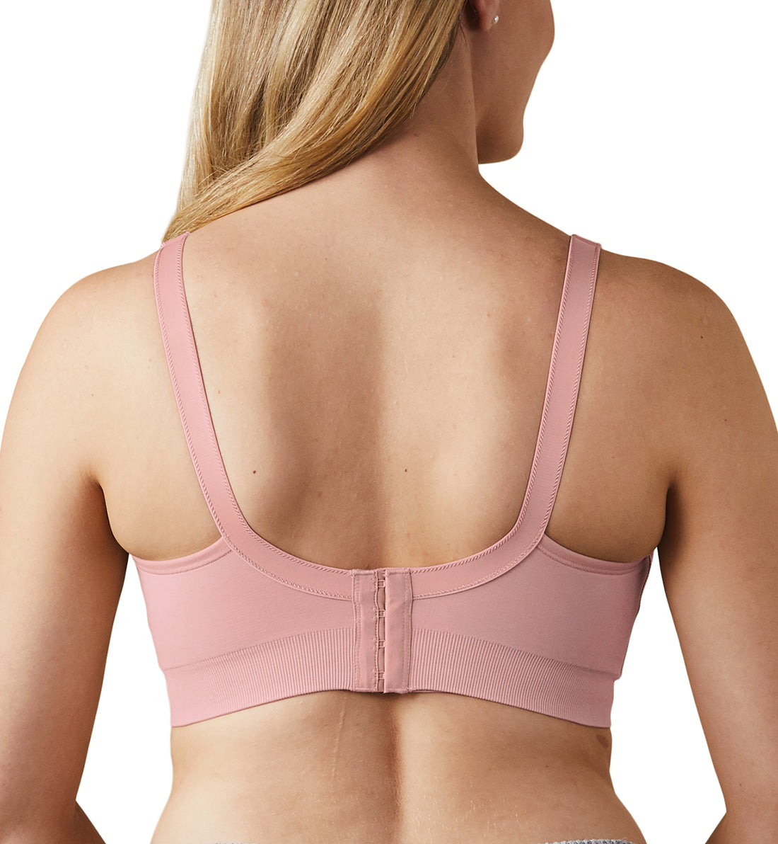 BRAVADO! DESIGNS Body Silk Seamless Nursing Softcup (1401FC),Medium,Dusted Peony - Dusted Peony,Medium - Full Cup
