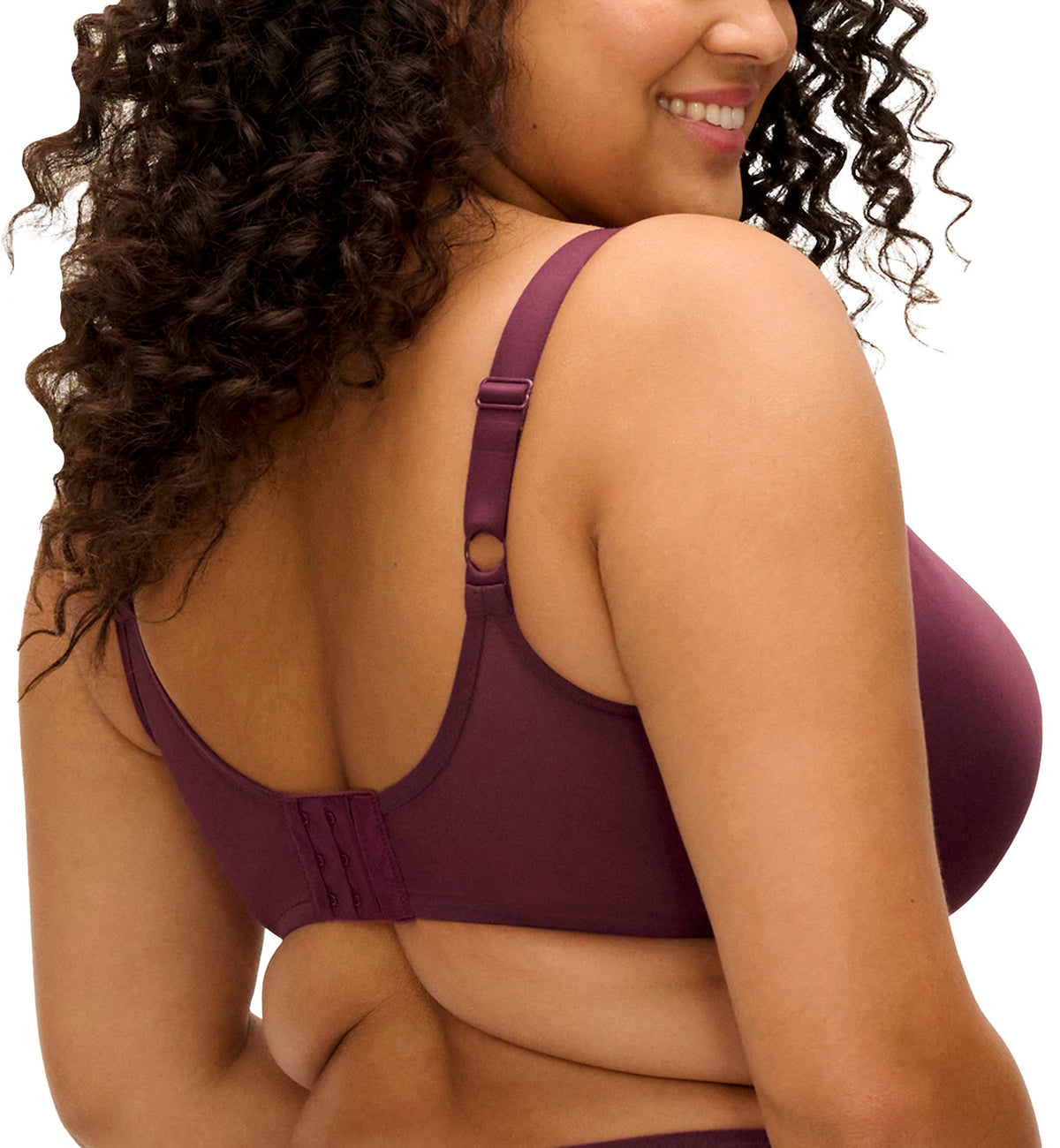 Elomi Smooth Unlined Underwire Molded Bra (4301),32GG,Fig - Fig,32GG