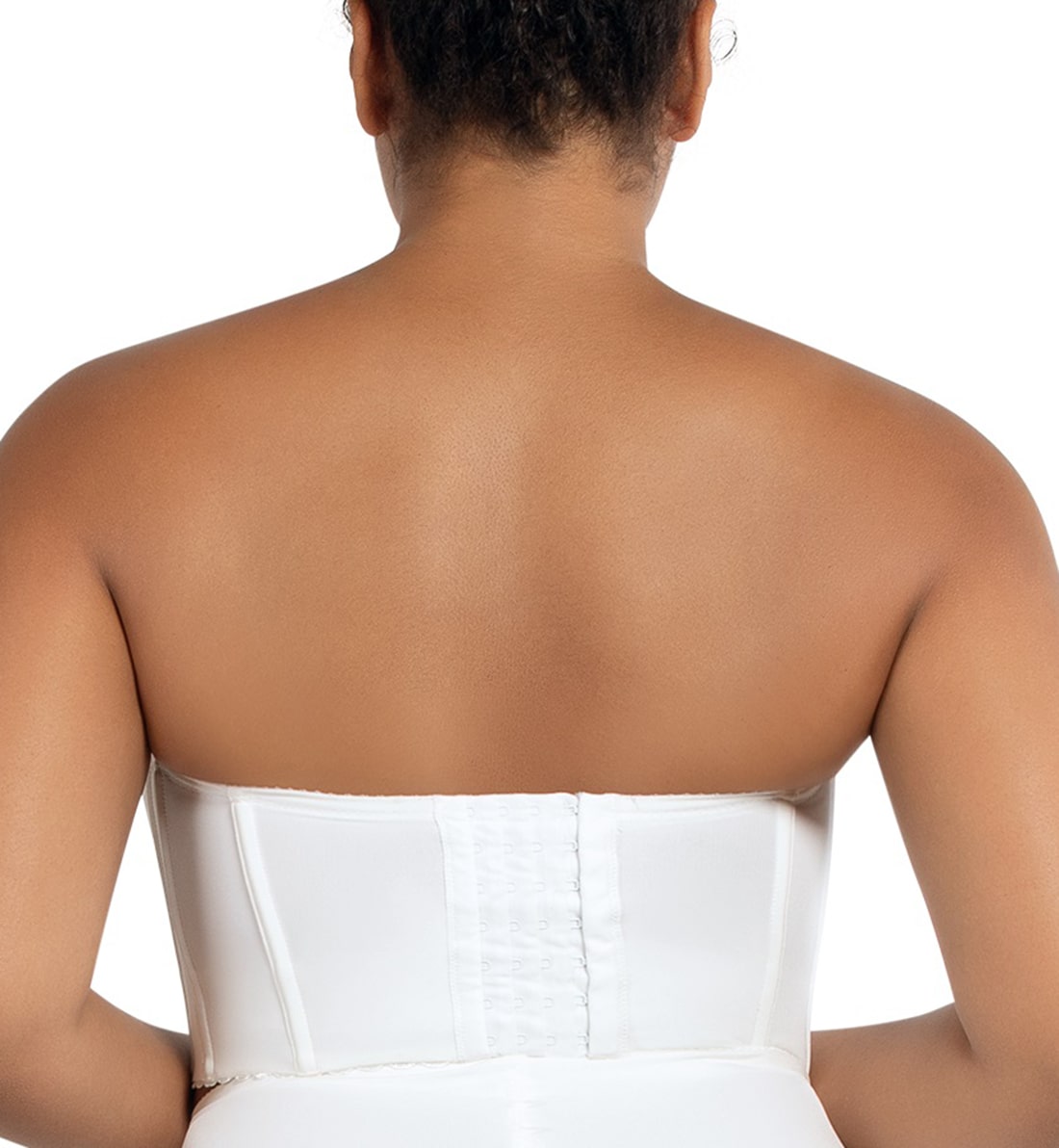 Parfait Elissa Molded Underwire Midi Bustier (P50116),32C,Pearl White - Pearl White,32C