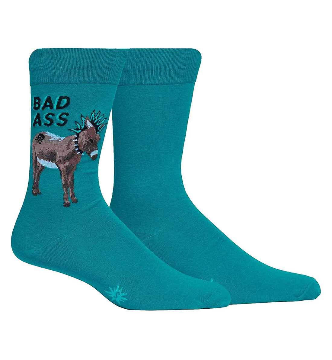 SOCK it to me Men's Crew Socks (MEF0525),A Real Bad Ass - A Real Bad Ass,One Size