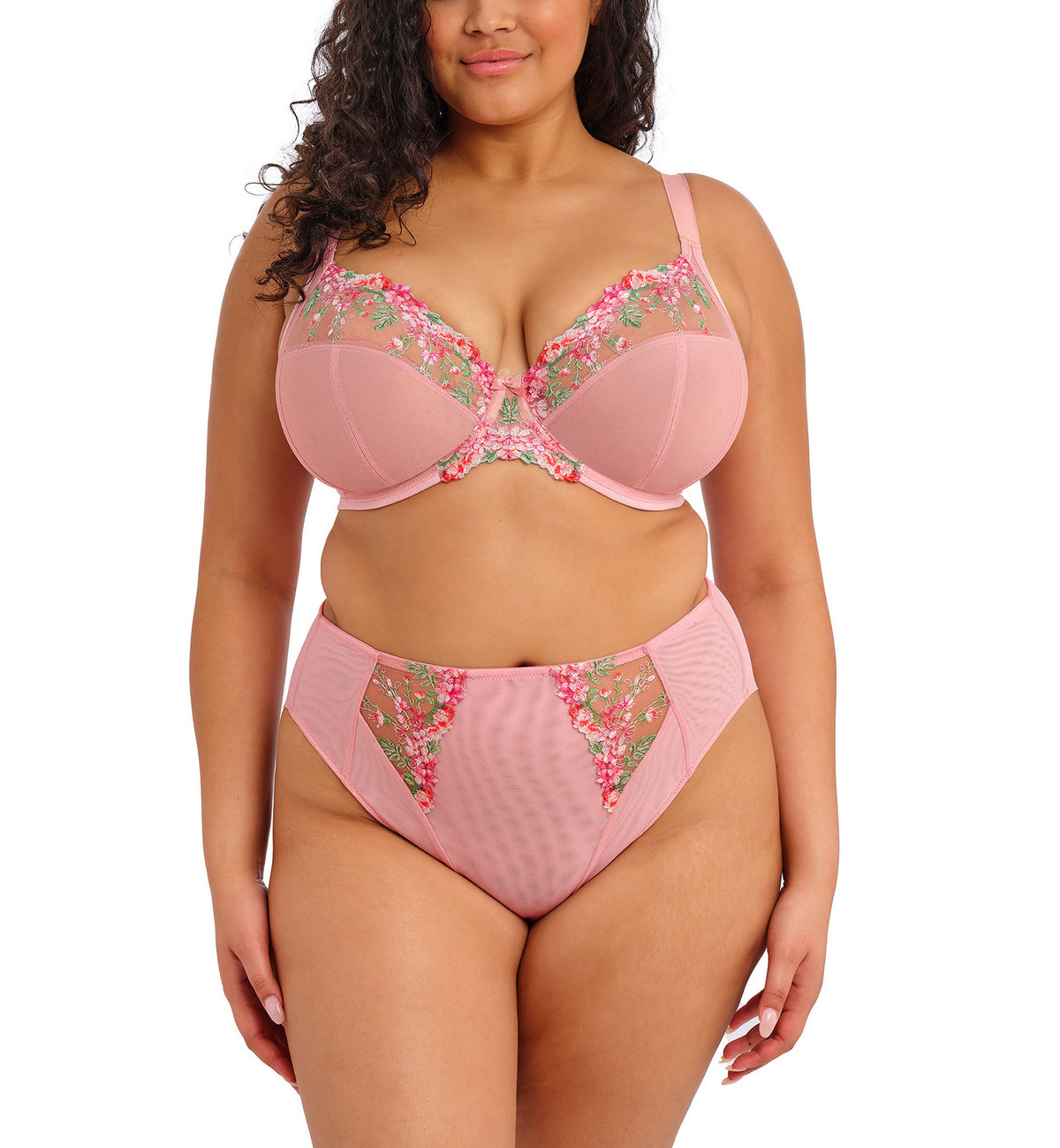 Elomi Aerith Panty Brief (303650),Small,Rose - Rose,Small