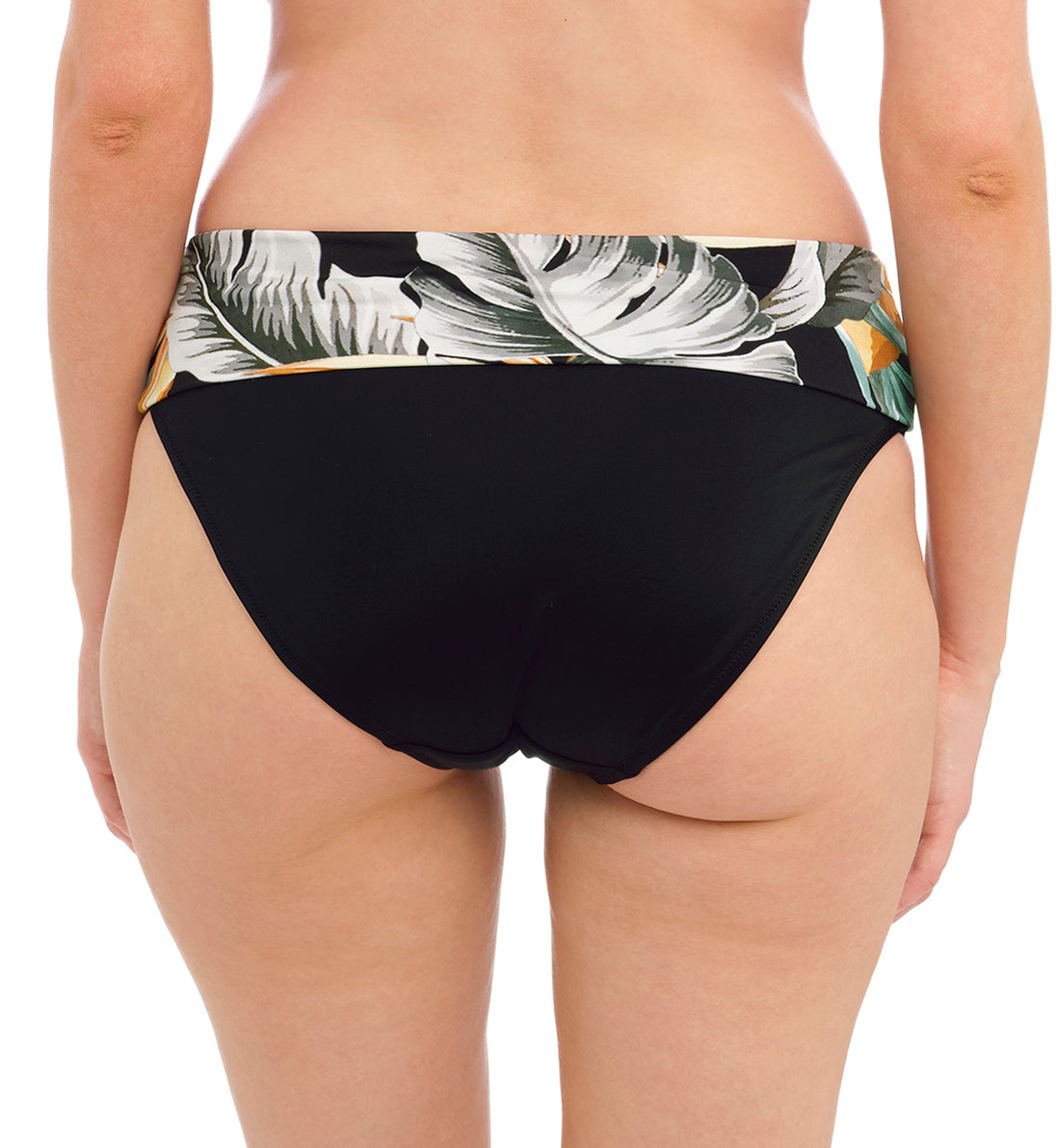 Fantasie Bamboo Grove Classic Fold Swim Brief (501677),Small,Jet - Jet,Small