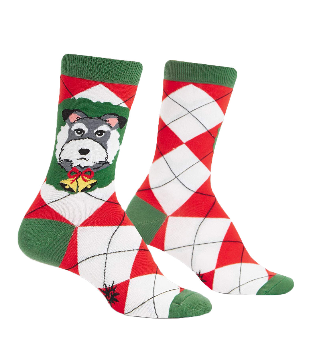 SOCK it to me Women&#39;s Crew Socks (w0223)- Deck The Paws - Deck The Paws,One Size