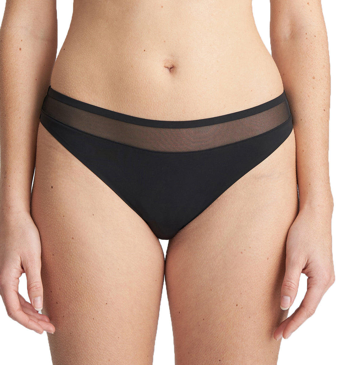 Marie Jo Louie Matching Thong (0622090),Medium,Black - Black,Medium