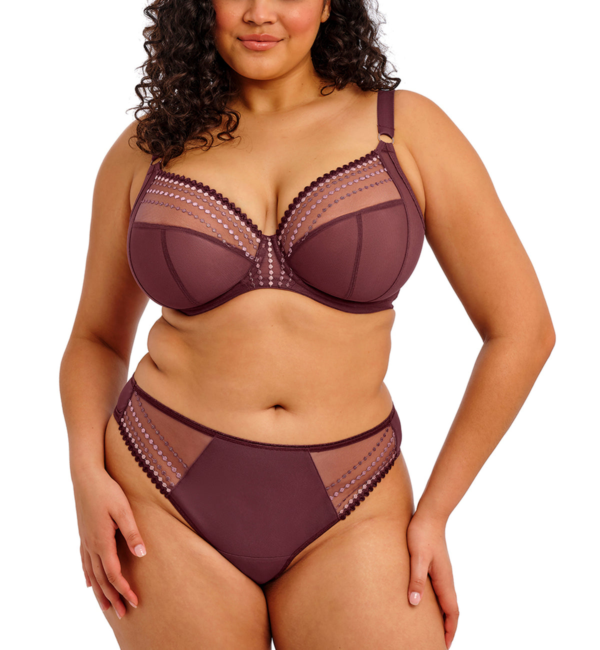 Elomi Matilda Thong (8907),Small,Sugarplum - Sugarplum,Small