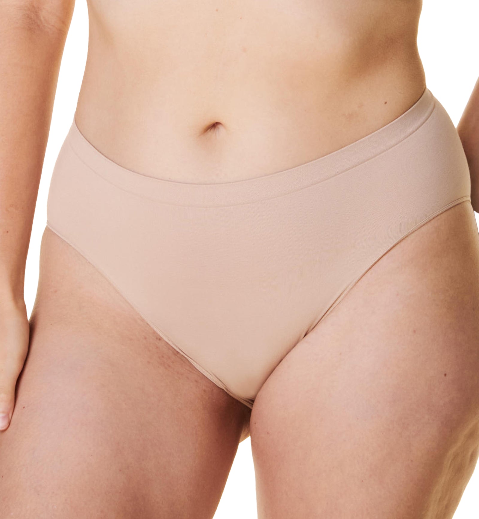 BRAVADO! DESIGNS High-Rise Seamless Panty (21001BA),XS/S,Cameo - Cameo,XS/S