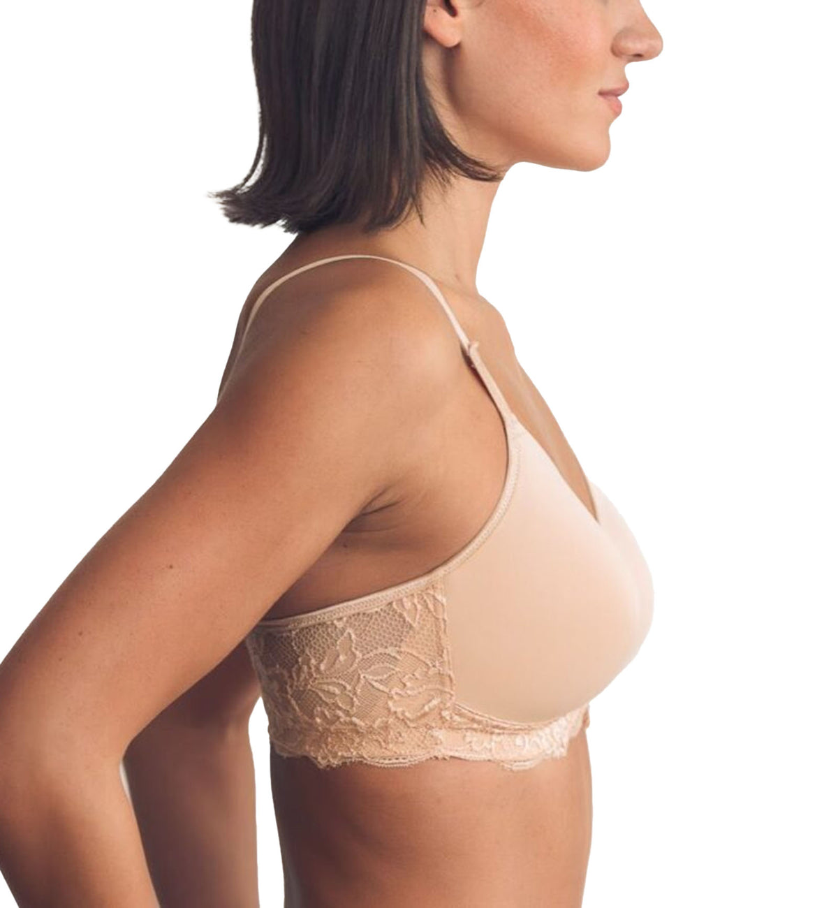Royce Georgia Wireless Molded T-Shirt Bra (886P),32C,Skin - Skin,32C