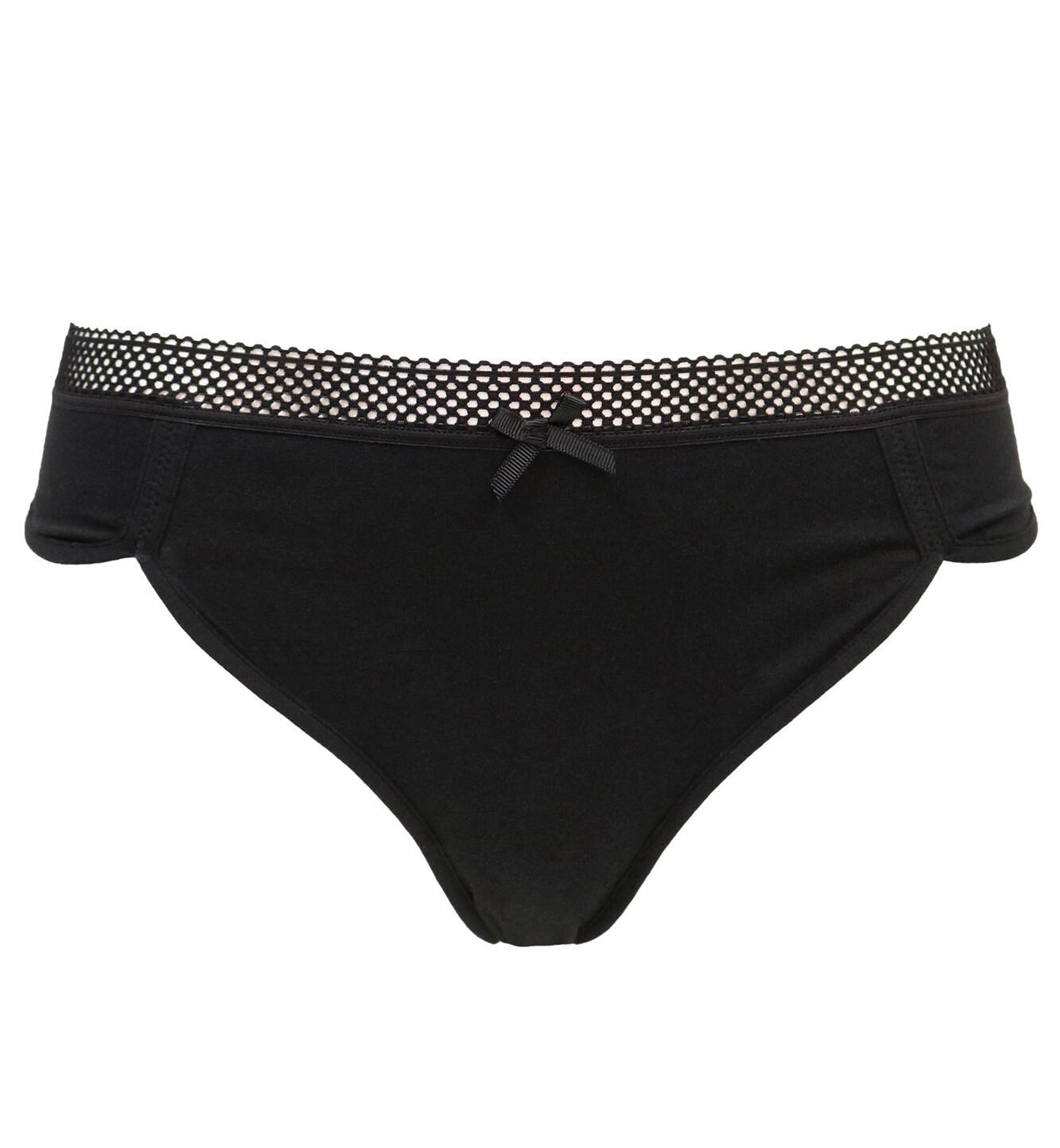 Pour Moi Love To Lounge Cotton Brief (20103),XS,Black - Black,XS