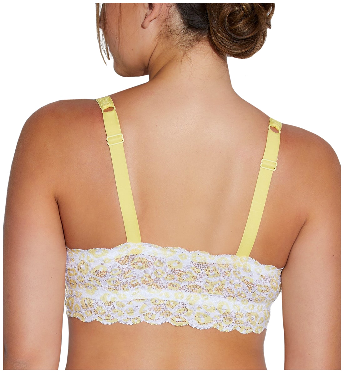 Cosabella Never Say Never Printed CURVY Sweetie Bralette (NEVEP1310),XS,Animal Limone - Animal Limone,XS