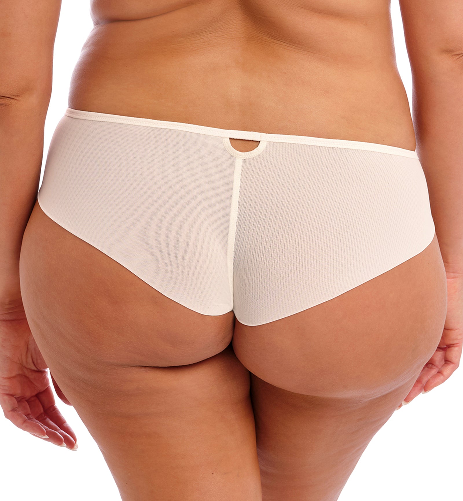 Elomi Priya Brazilian Panty (4557),Medium,Vanilla - Vanilla,Medium