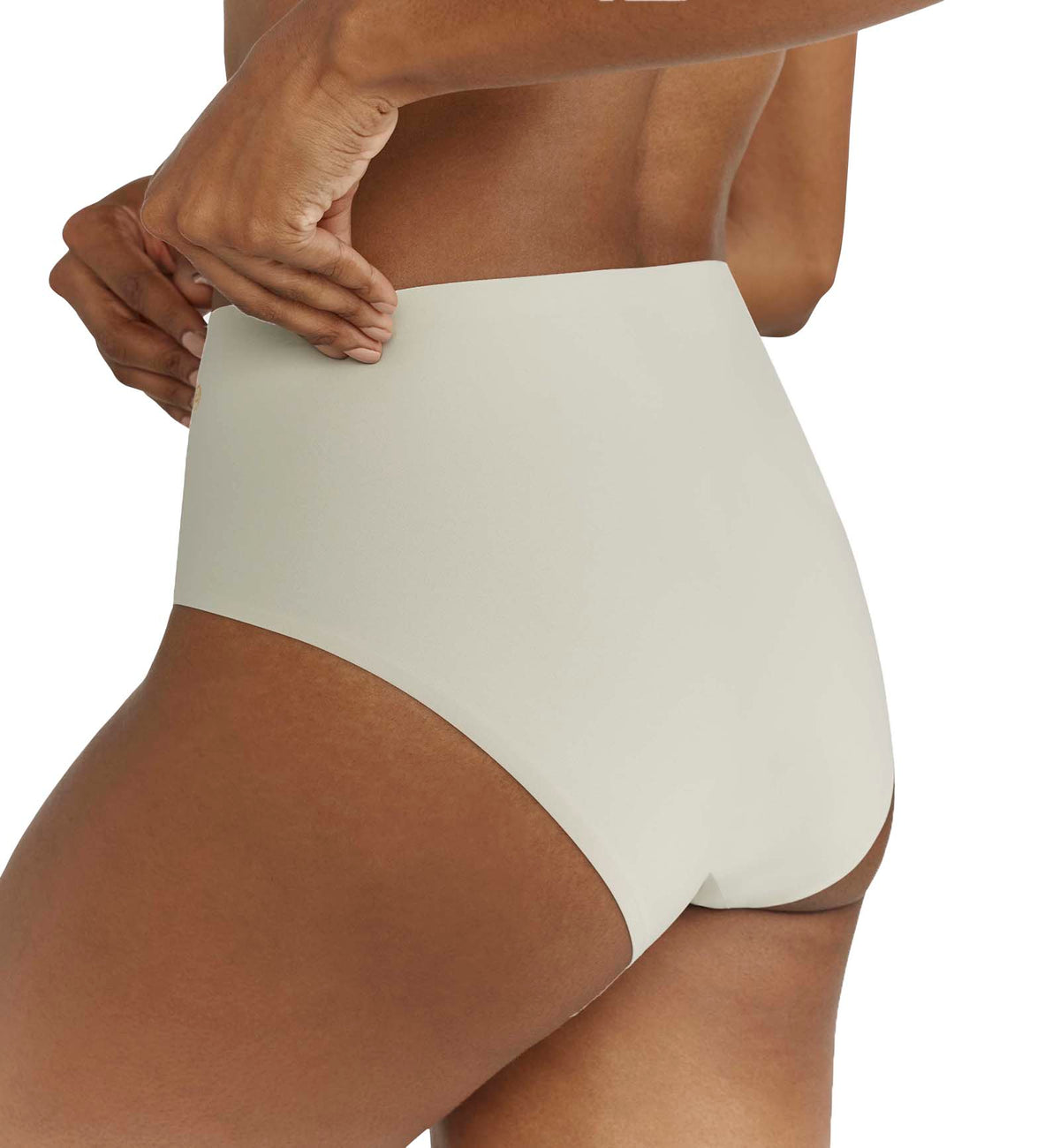 Evelyn & Bobbie High-Waisted Retro Bikini Panty (1704),US 0-14,Aloe - Aloe,US 0-14