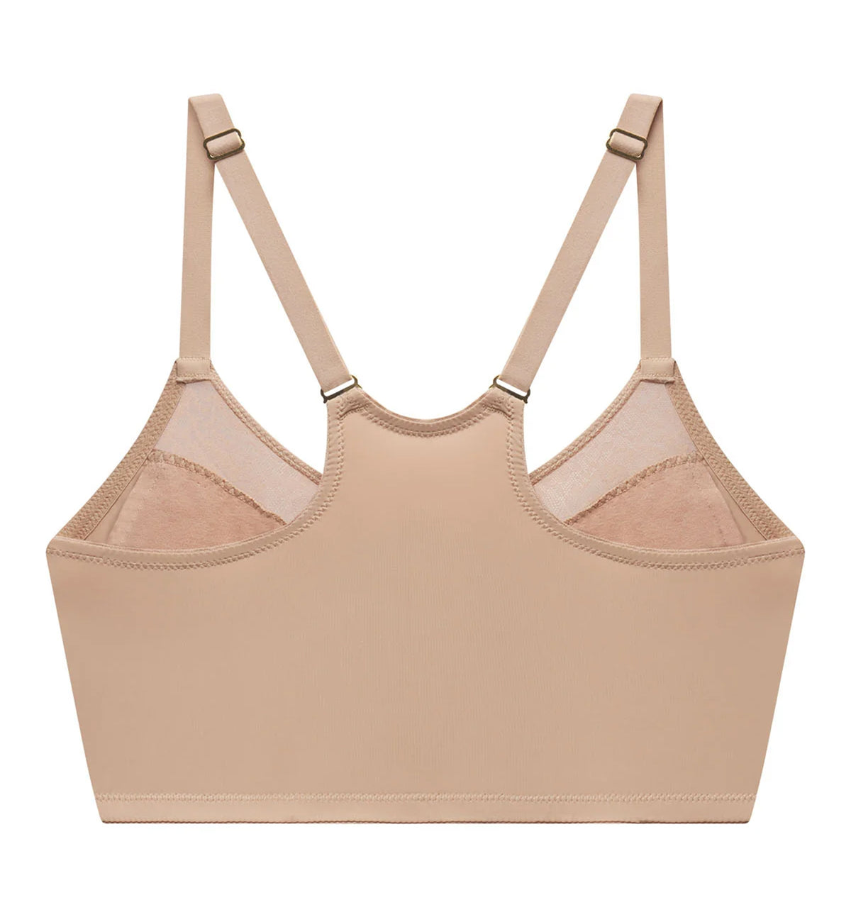 Natori Pretty Smooth Zip Front Pocketed Wireless Bra (760318),XS,Buff - Buff,XS