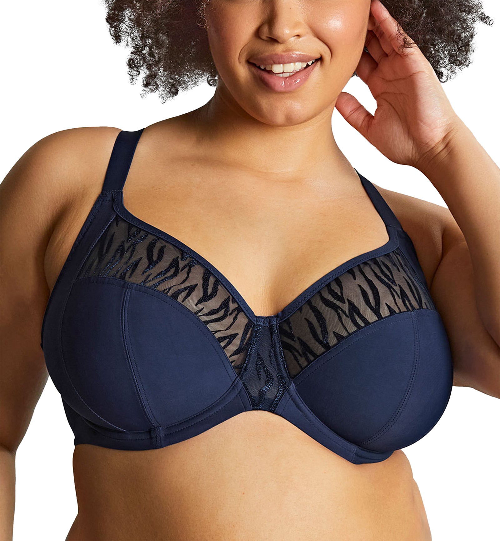 Sculptresse by Panache Alexa Full Cup Underwire Bra (11105),34HH,Navy - Navy,34HH