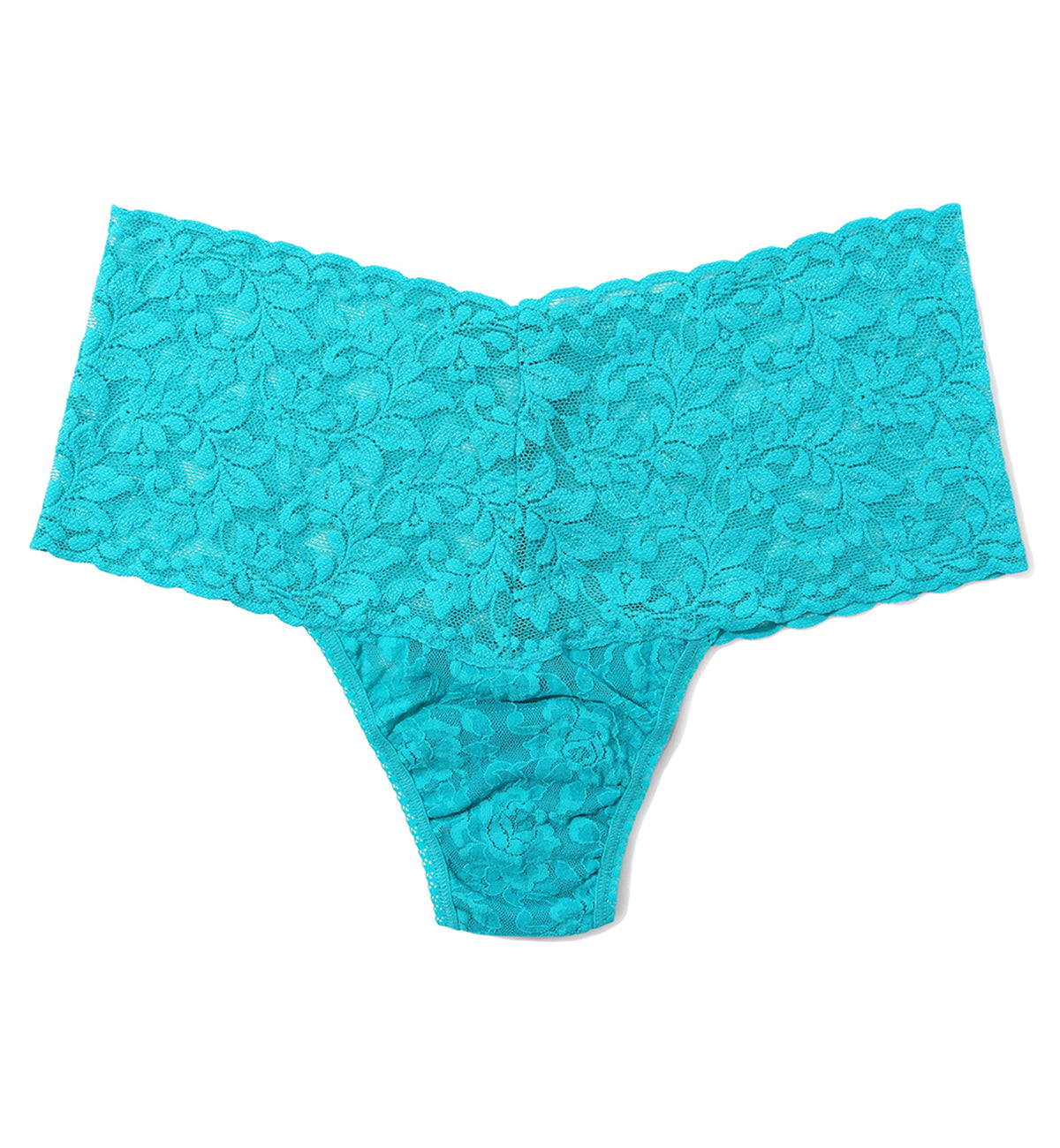 Hanky Panky Plus Size Retro Lace Thong (9K1926X),Turkish Tile Blue - Turkish Tile Blue,Plus Size