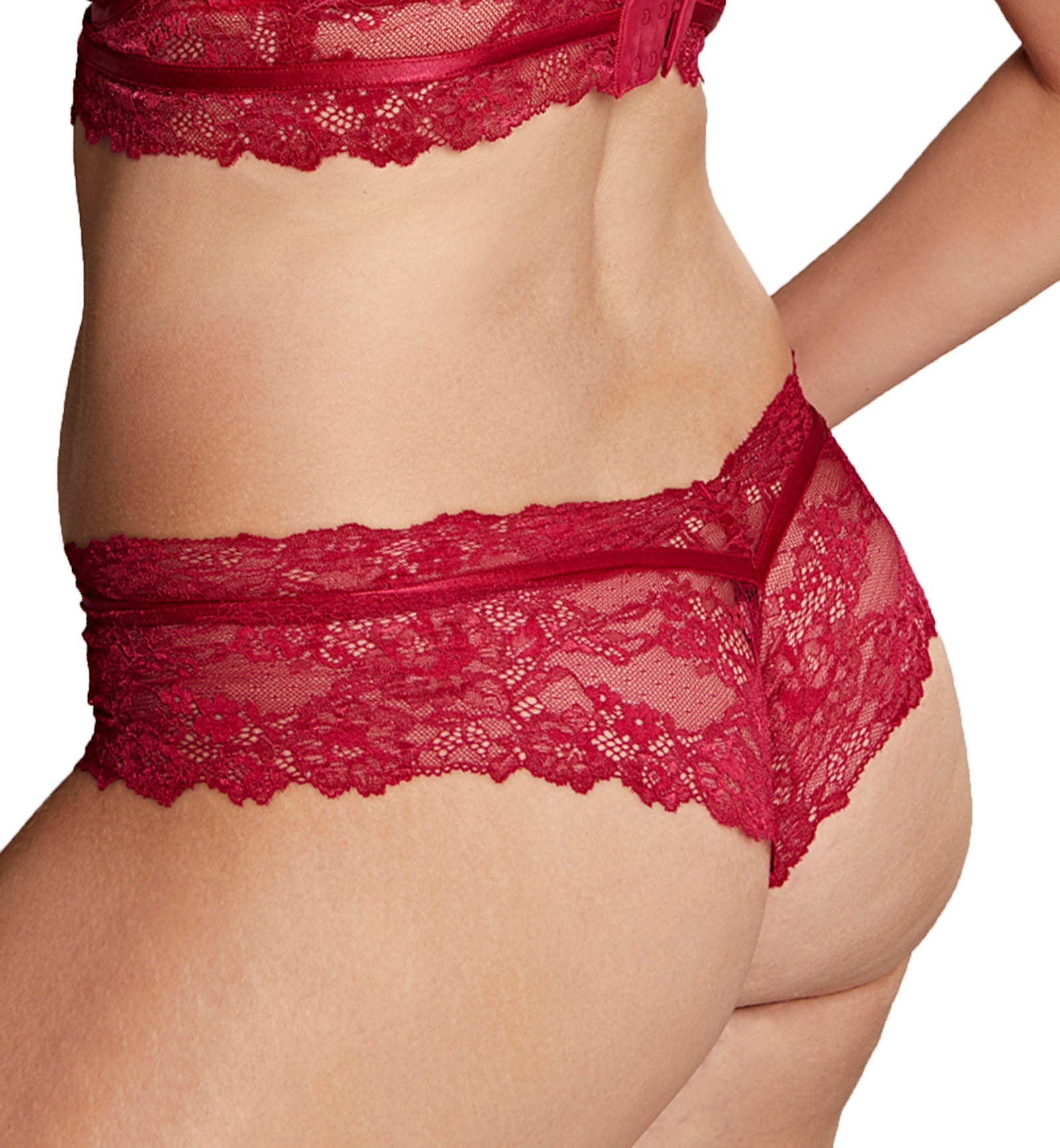 Cleo by Panache Selena Hipster Short (10624),XL,Ruby Red - Ruby Red,XL