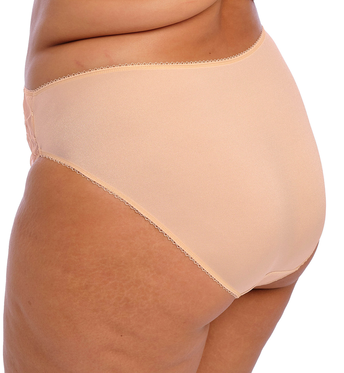 Elomi Cate Matching Embroidered Panty Brief (4035),Medium,Latte - Latte,Medium